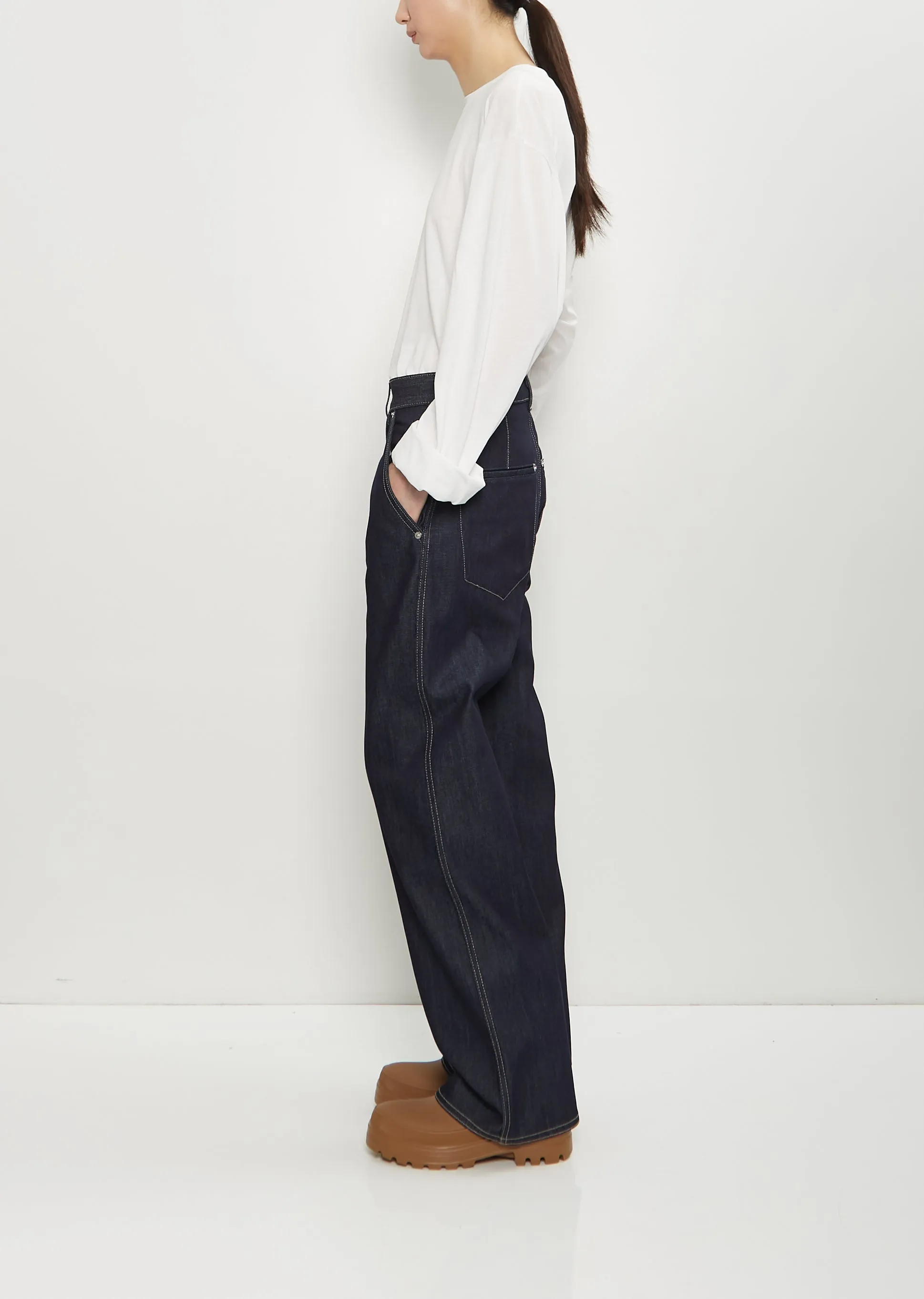 Palu Denim Pants sold by La Garconne product image thumbnail 2