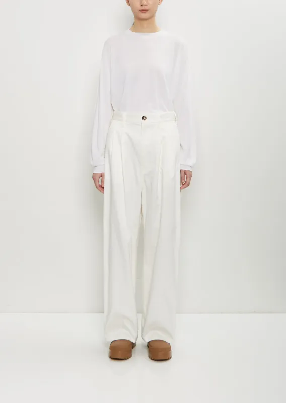 Polke Cotton Loose Pants sold by La Garconne