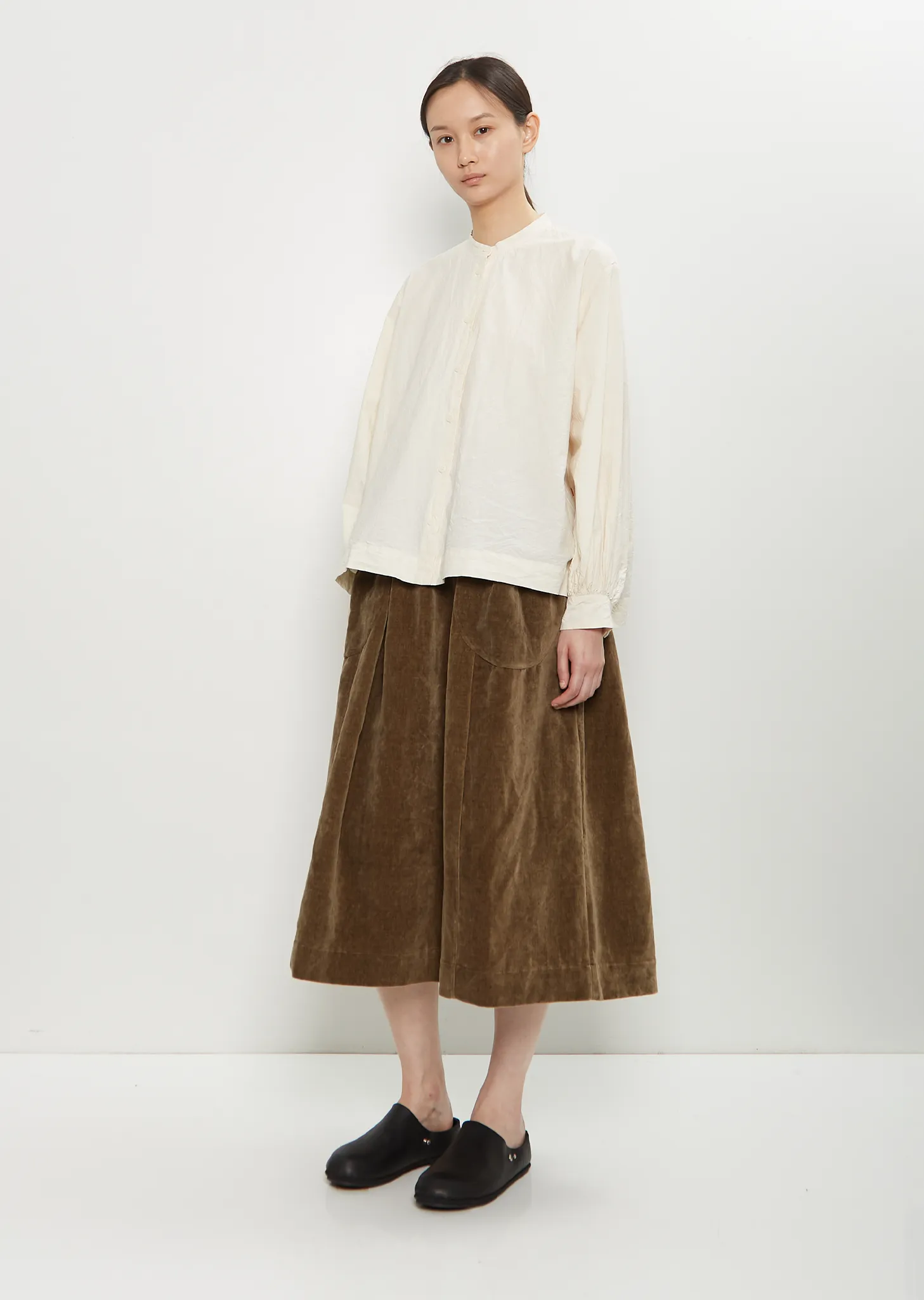 Biggy Grandad Cotton Shirt sold by La Garconne product image thumbnail 4