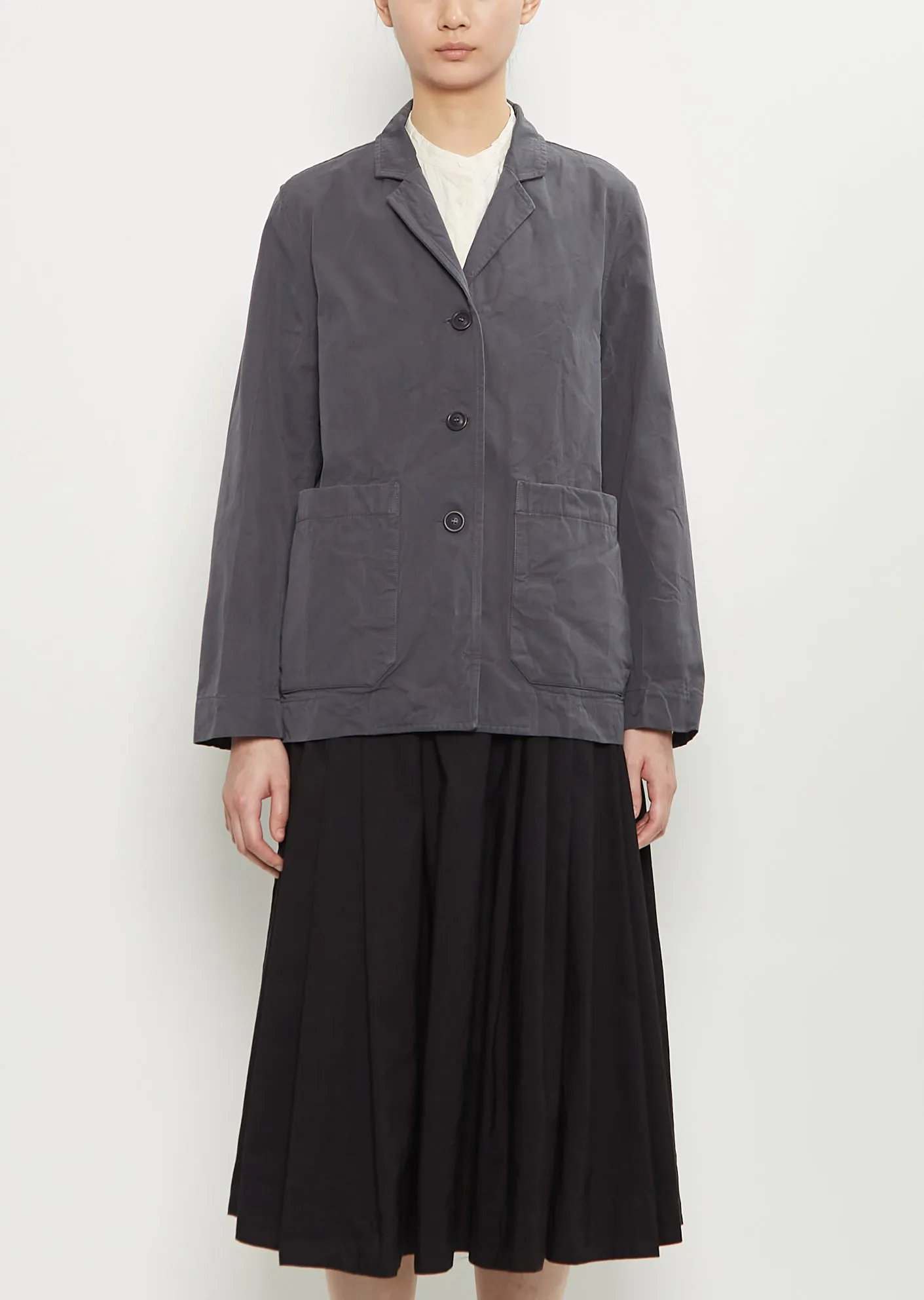 Workwear Puddy Cotton Jacket — Blu Skull sold by La Garconne