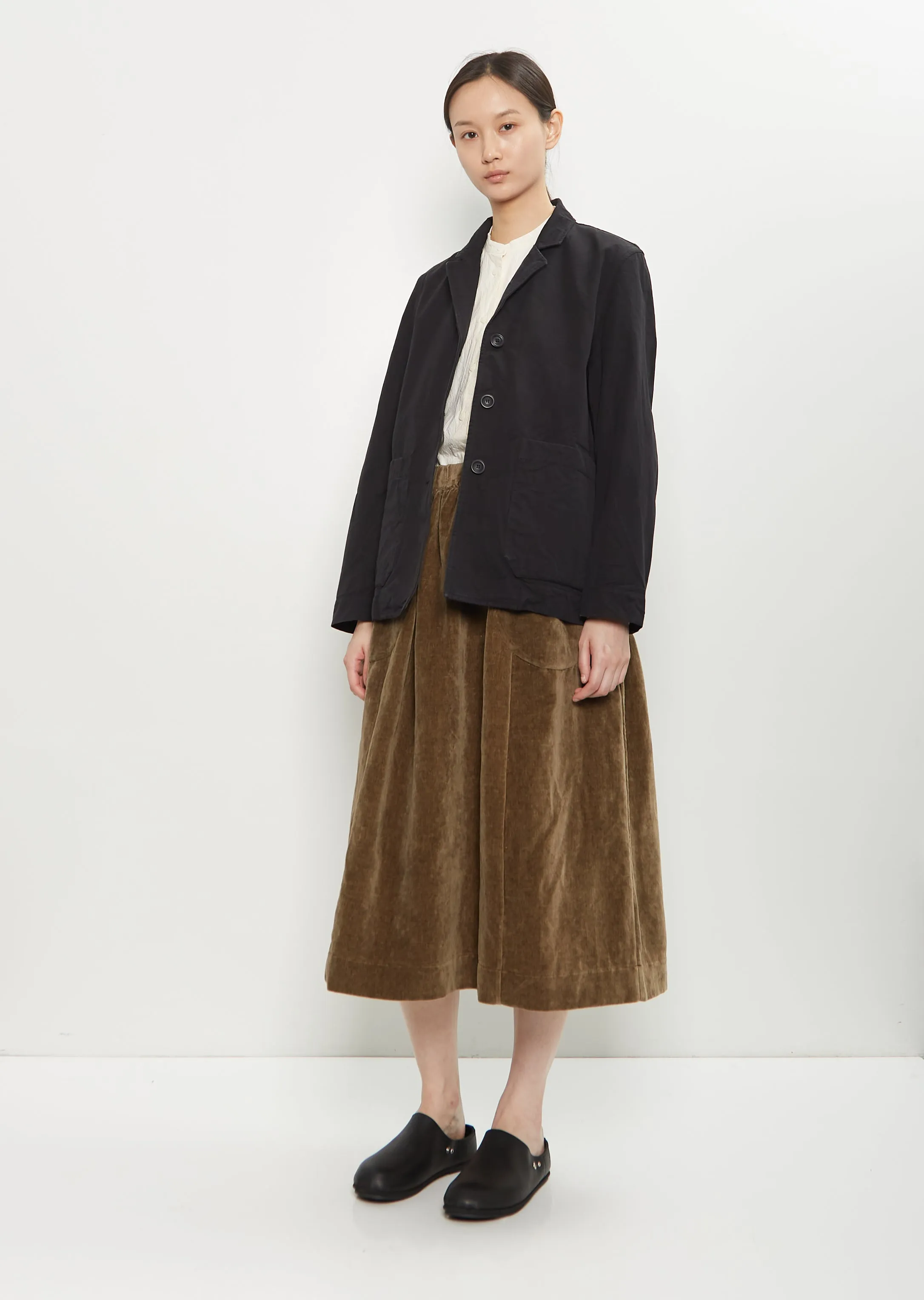 Workwear Puddy Cotton Jacket — Pitch Black sold by La Garconne product image thumbnail 4