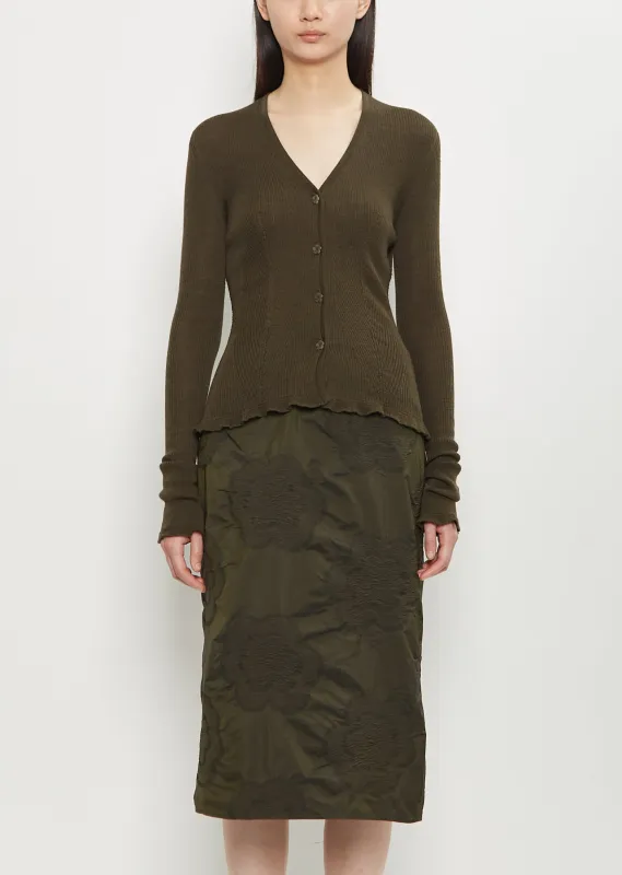 Bessie Merino Wool Cardigan sold by La Garconne