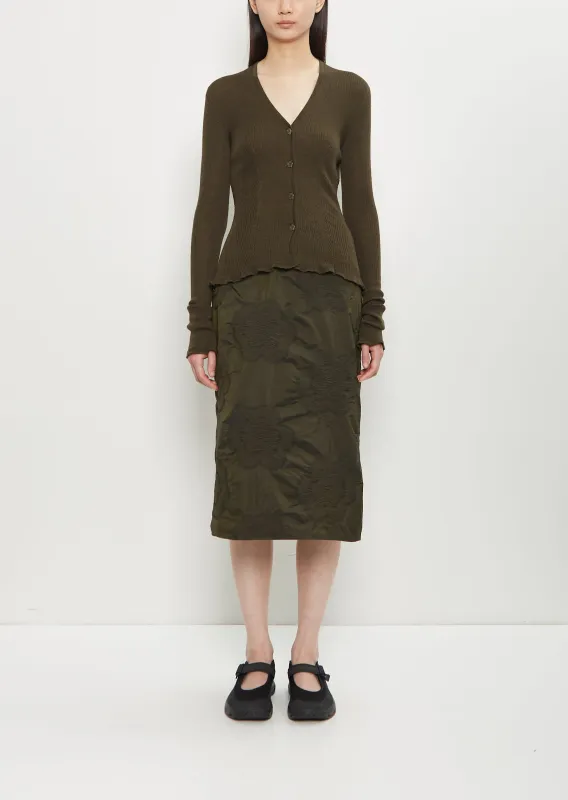 Allegra Jacquard Skirt sold by La Garconne