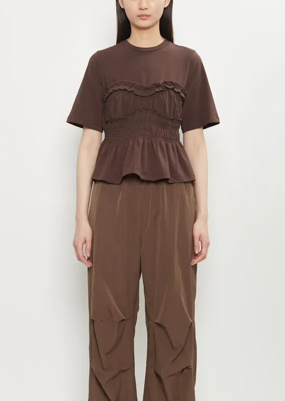 Vilde Stretch Cotton T-Shirt sold by La Garconne