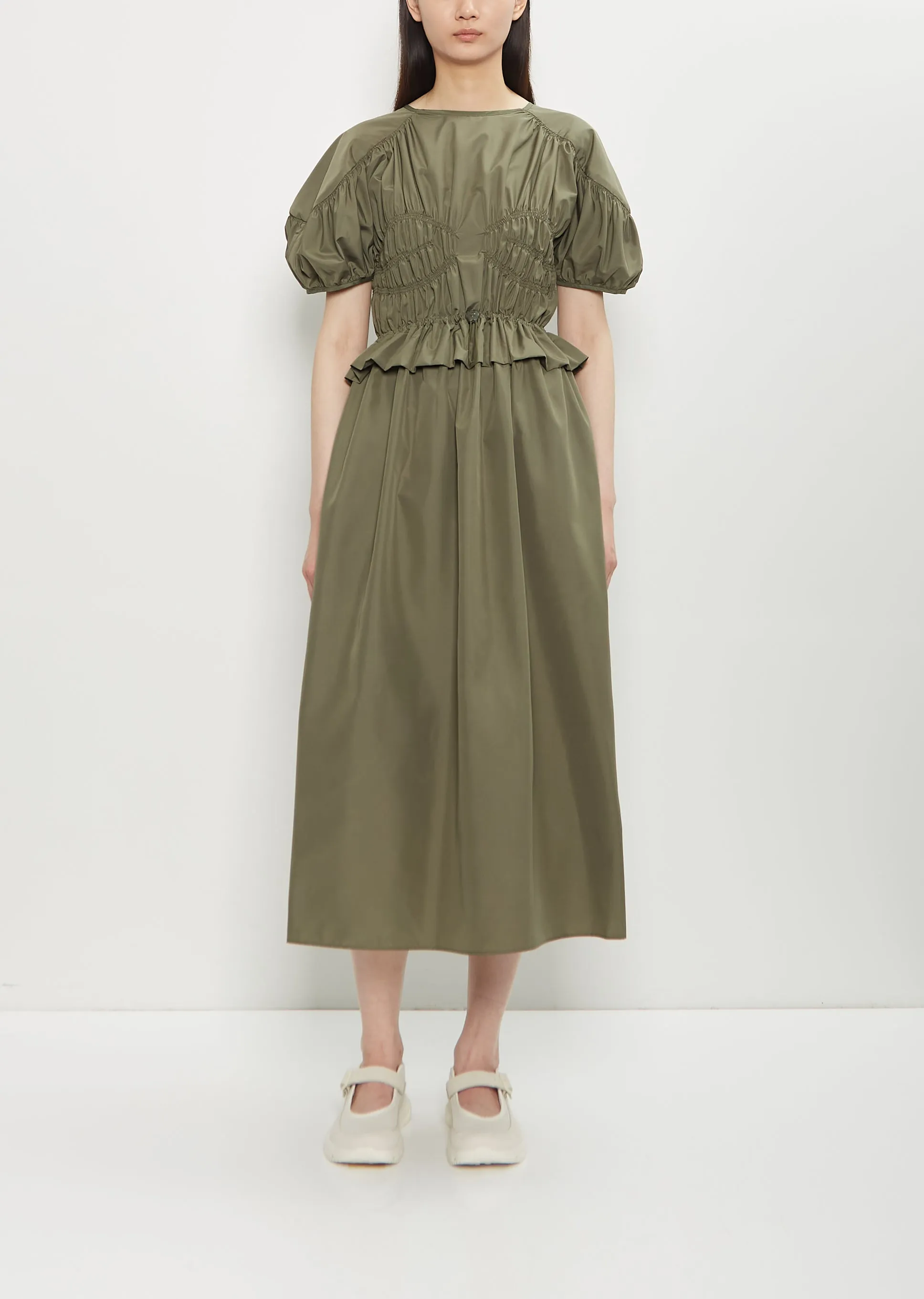 Betsy Technical Dress — Olive sold by La Garconne