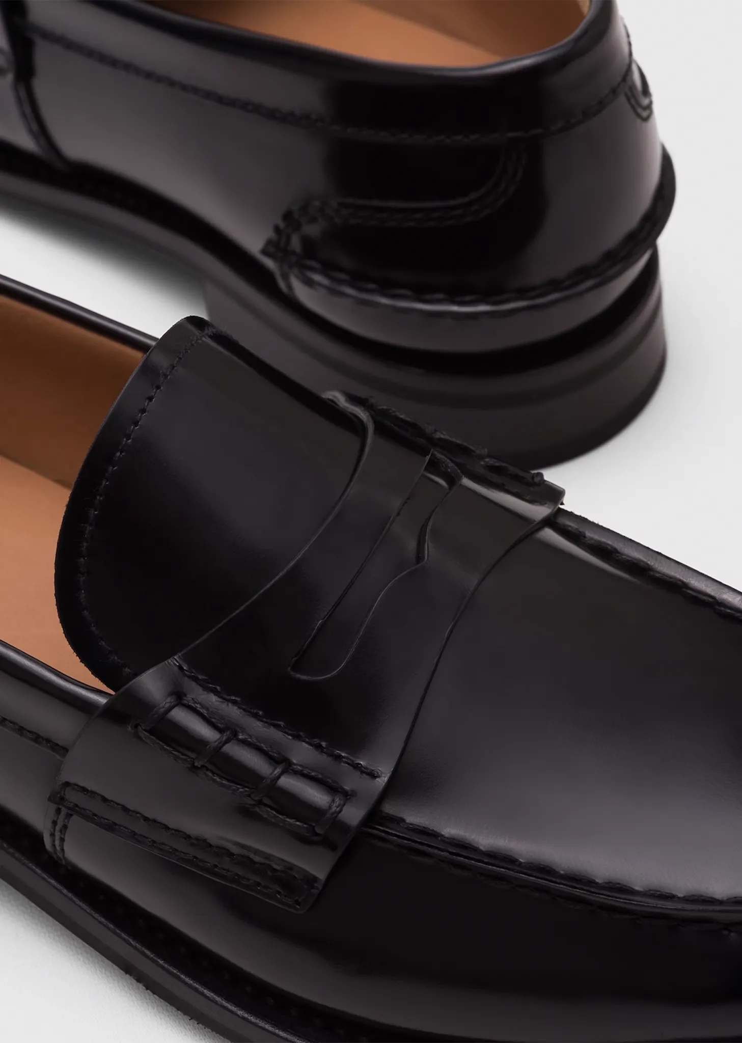 Pembrey Polished Leather Loafer sold by La Garconne product image thumbnail 3