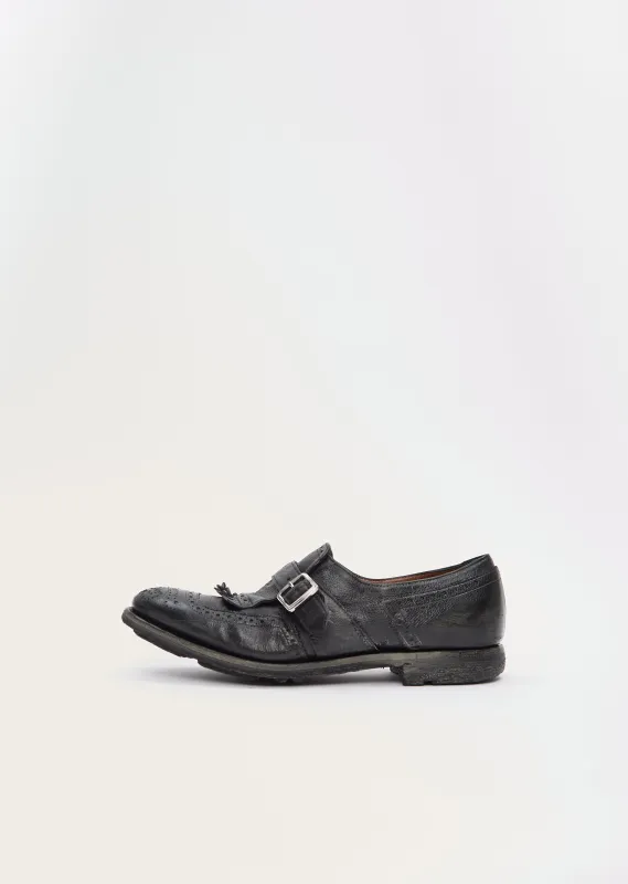 Shanghai Distressed Leather Loafer sold by La Garconne