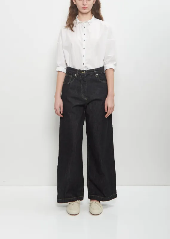 Neive Denim Pant sold by La Garconne