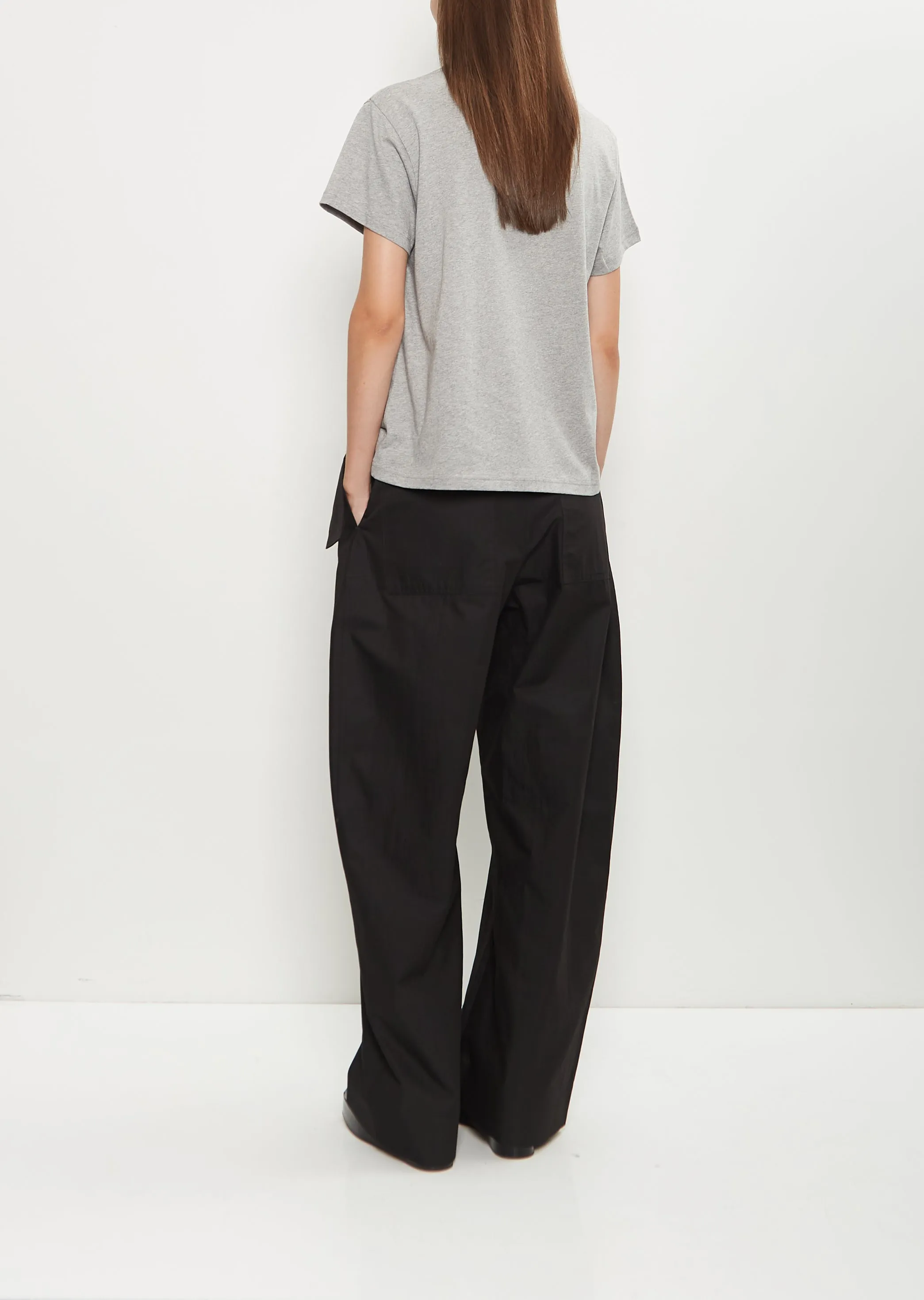 Marine Cotton Tee — Grey Marl sold by La Garconne product image thumbnail 3