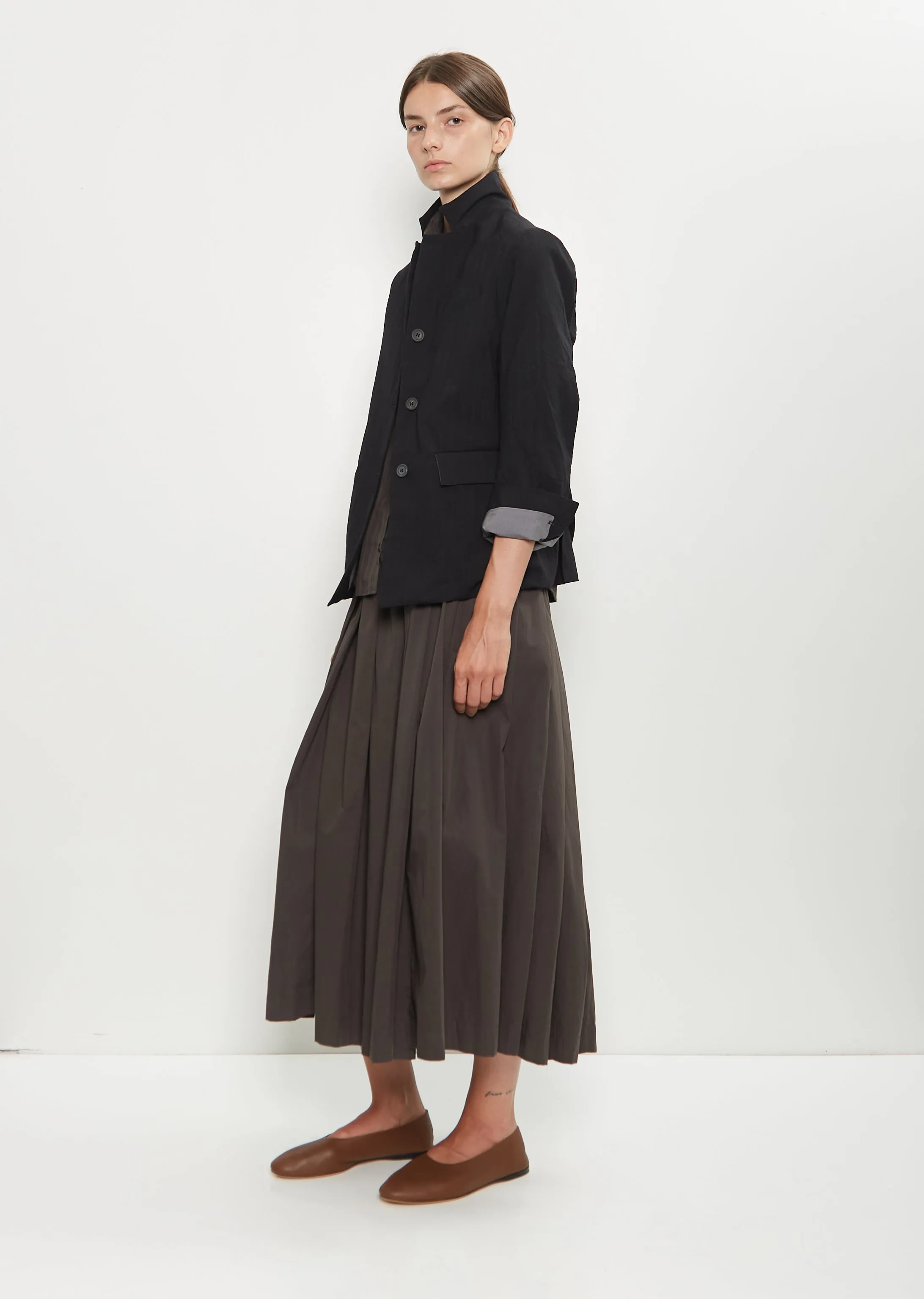 Giulia Wool Jacket — Black Stripe sold by La Garconne product image thumbnail 4