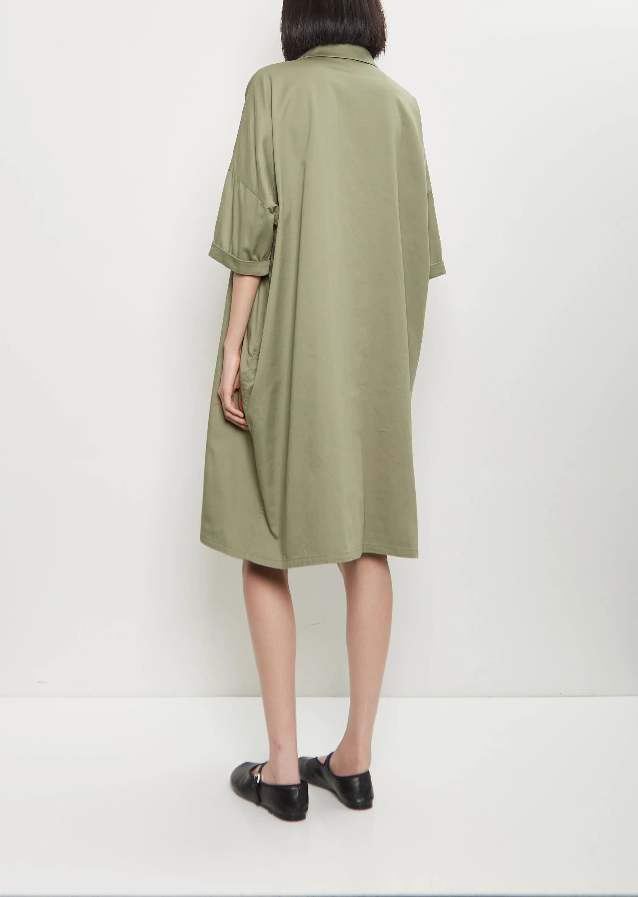 Half Sleeve Dress — Khaki sold by La Garconne product image thumbnail 3