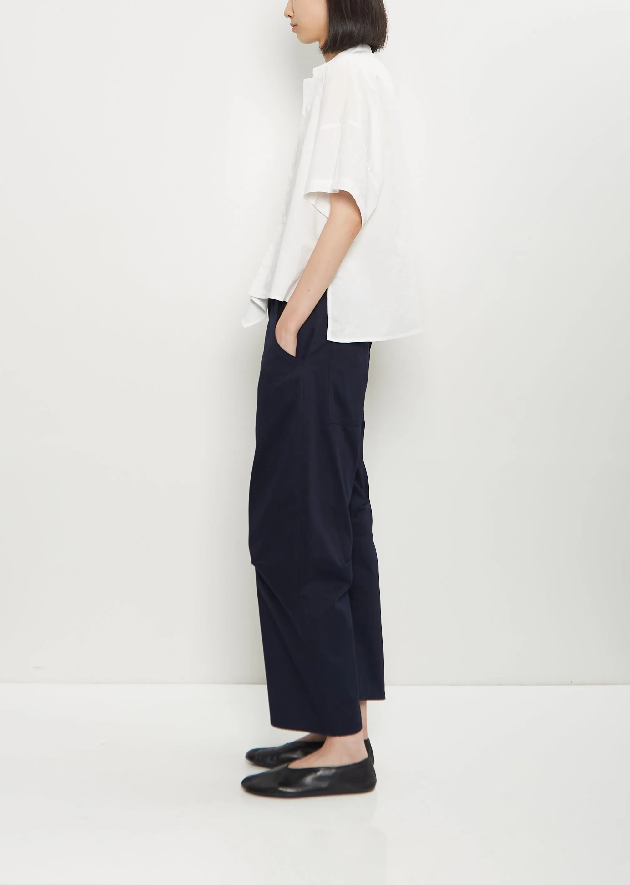 Cotton Gusset Pants — Navy sold by La Garconne product image thumbnail 2