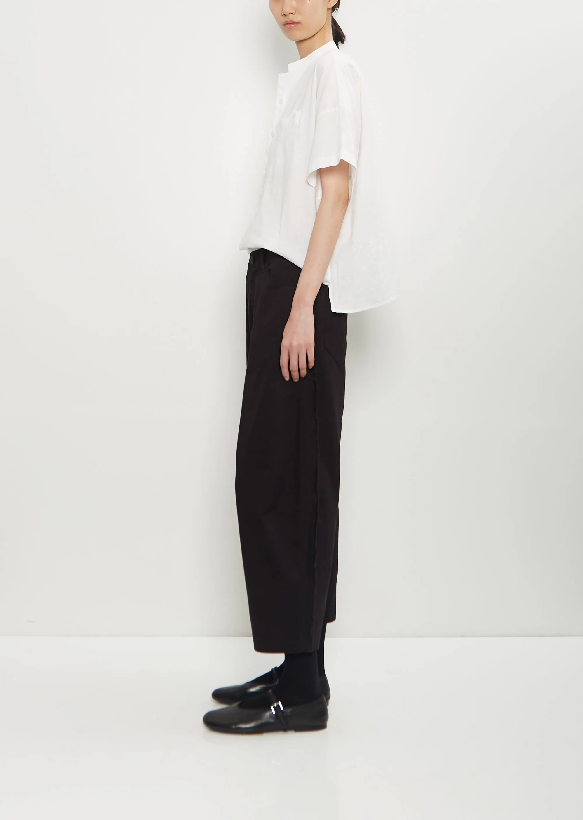 Cotton Side Dart Untrimmed Pants sold by La Garconne product image thumbnail 2