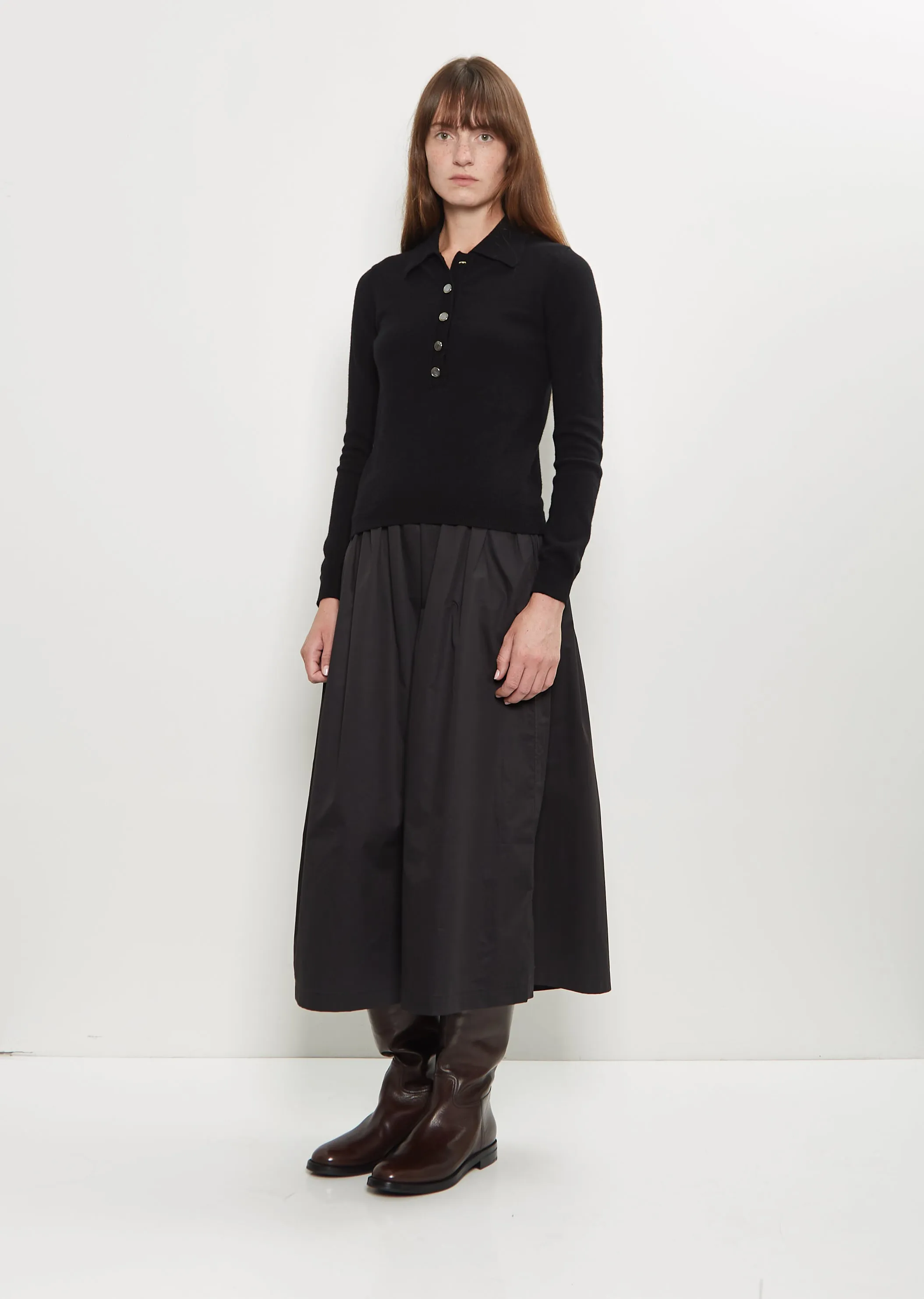 Anella Cashmere Polo Shirt sold by La Garconne product image thumbnail 4