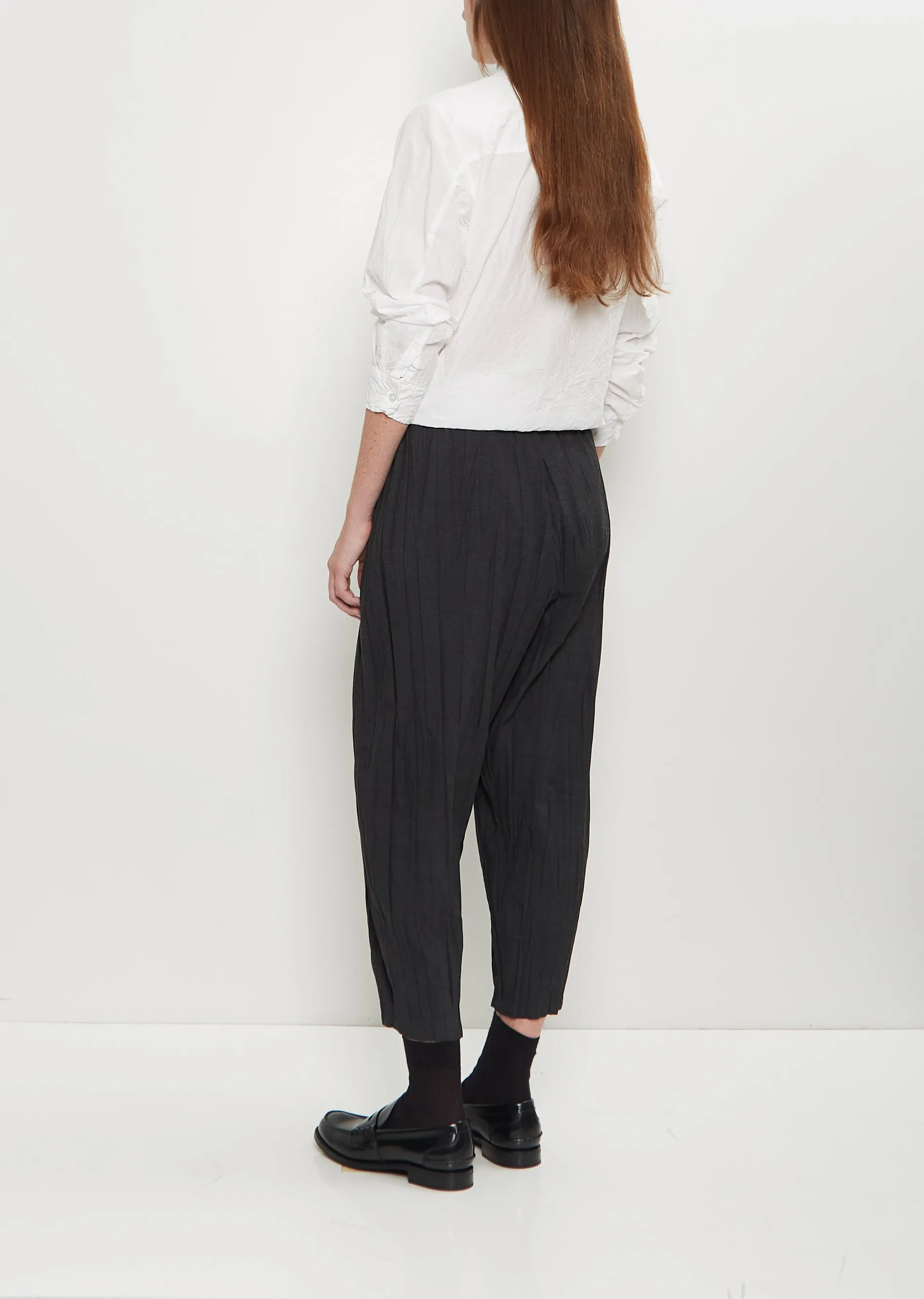 Stretch Pleated Pants sold by La Garconne product image thumbnail 3