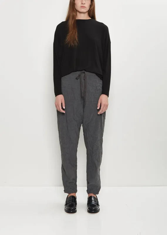 Stretch Easy Pants — Grey sold by La Garconne
