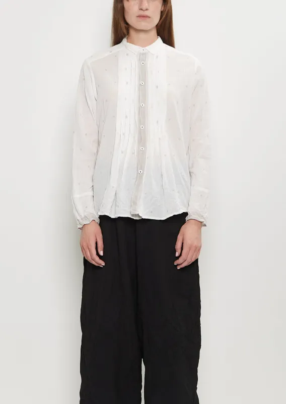 Cut Dobby Cotton Blouse sold by La Garconne