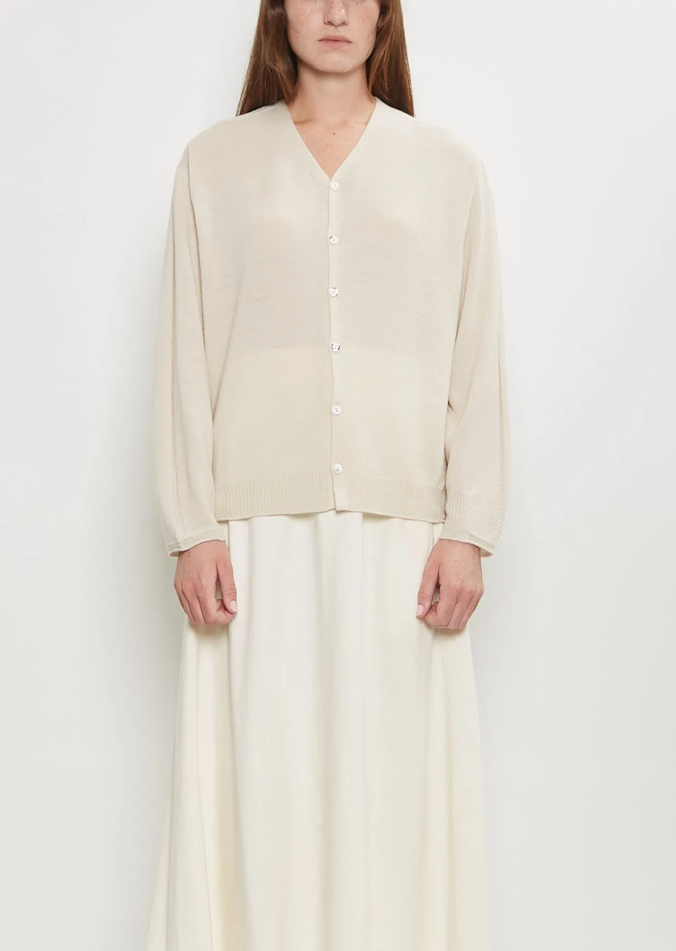 Airy Wool Cardigan sold by La Garconne