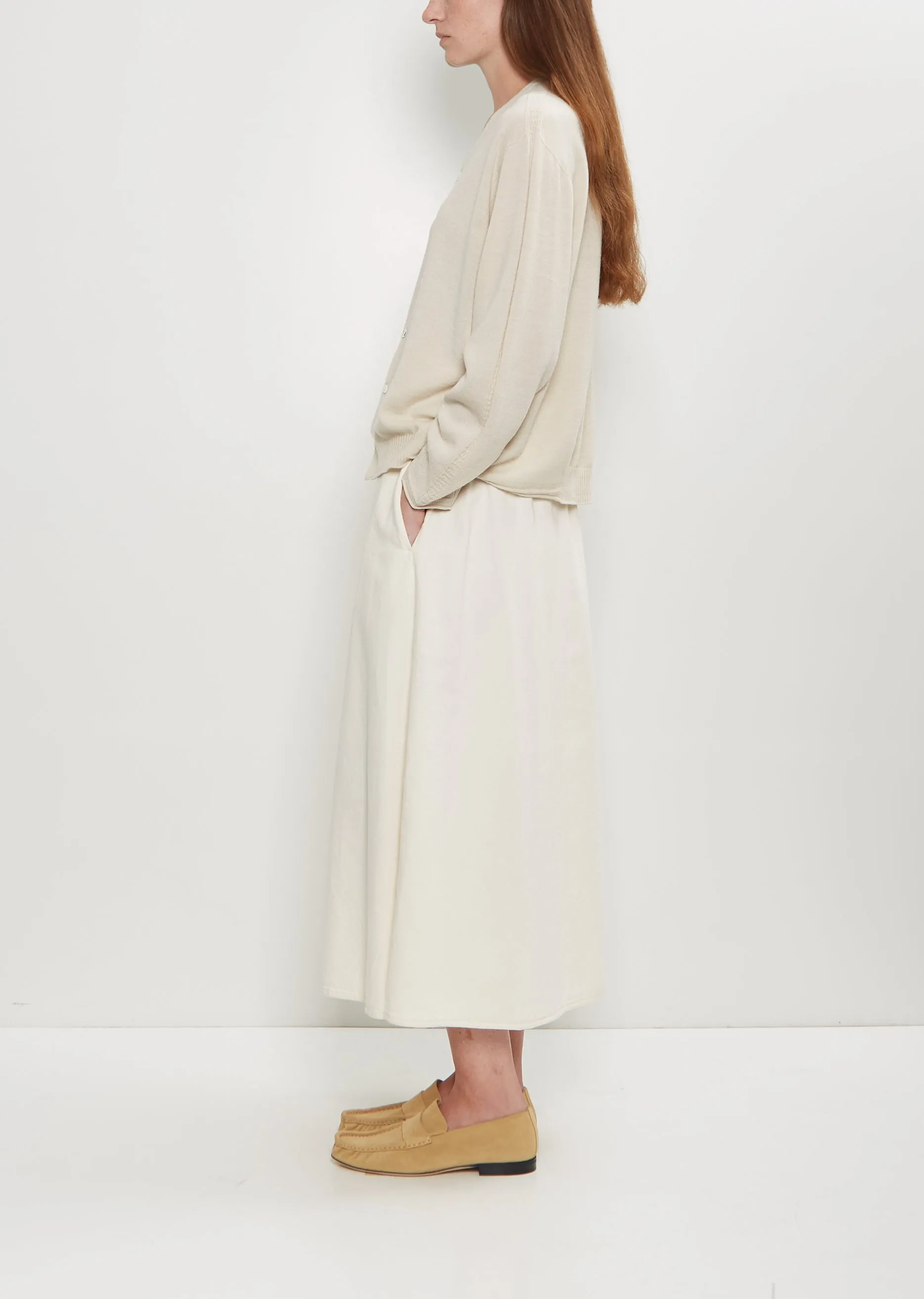 Natural Denim Skirt — Off White sold by La Garconne product image thumbnail 2