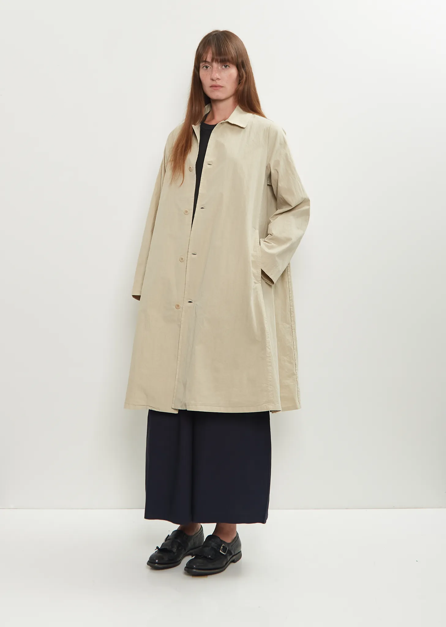 Passi Cotton Coat — Cemento sold by La Garconne product image thumbnail 4