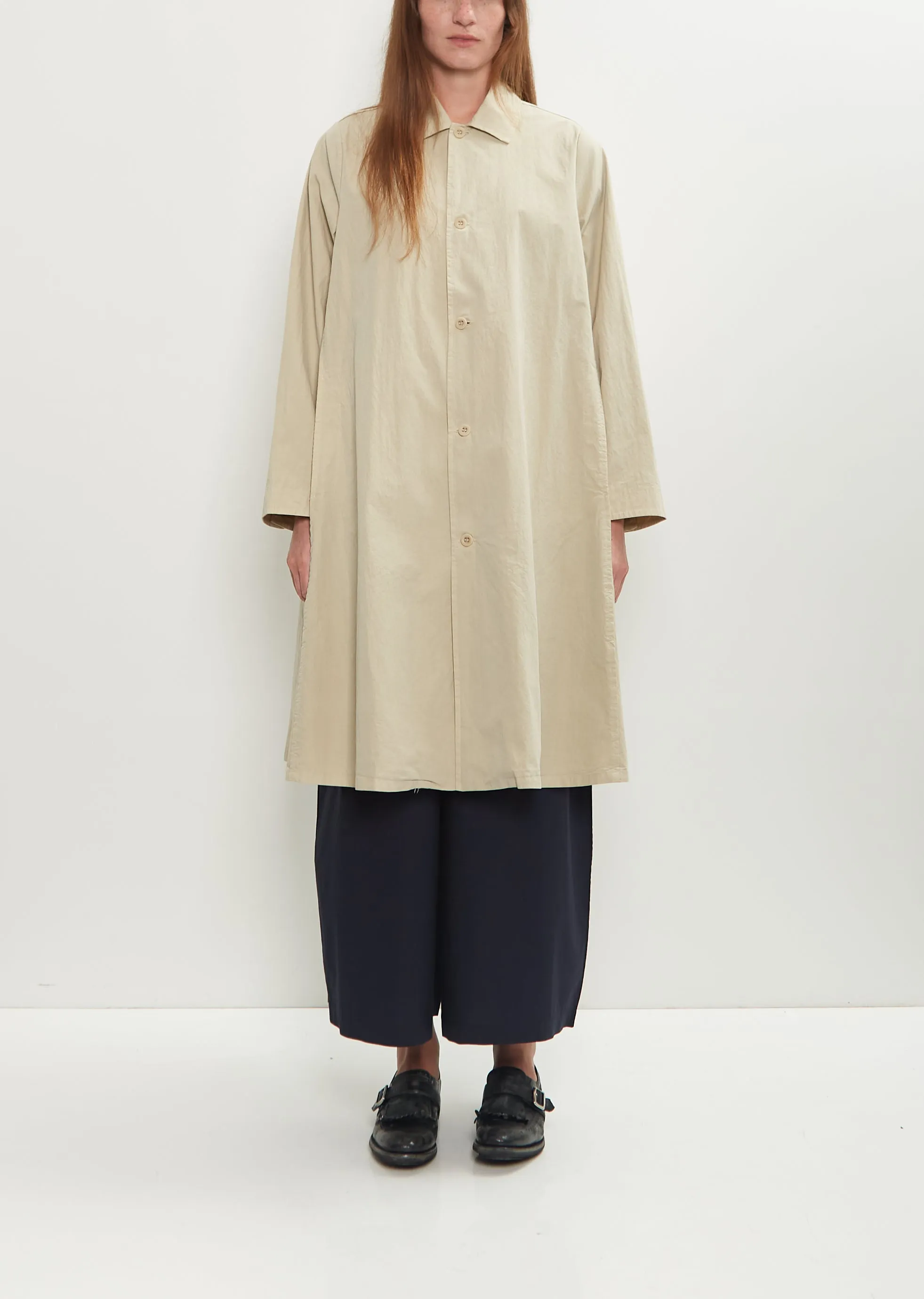 Passi Cotton Coat — Cemento sold by La Garconne