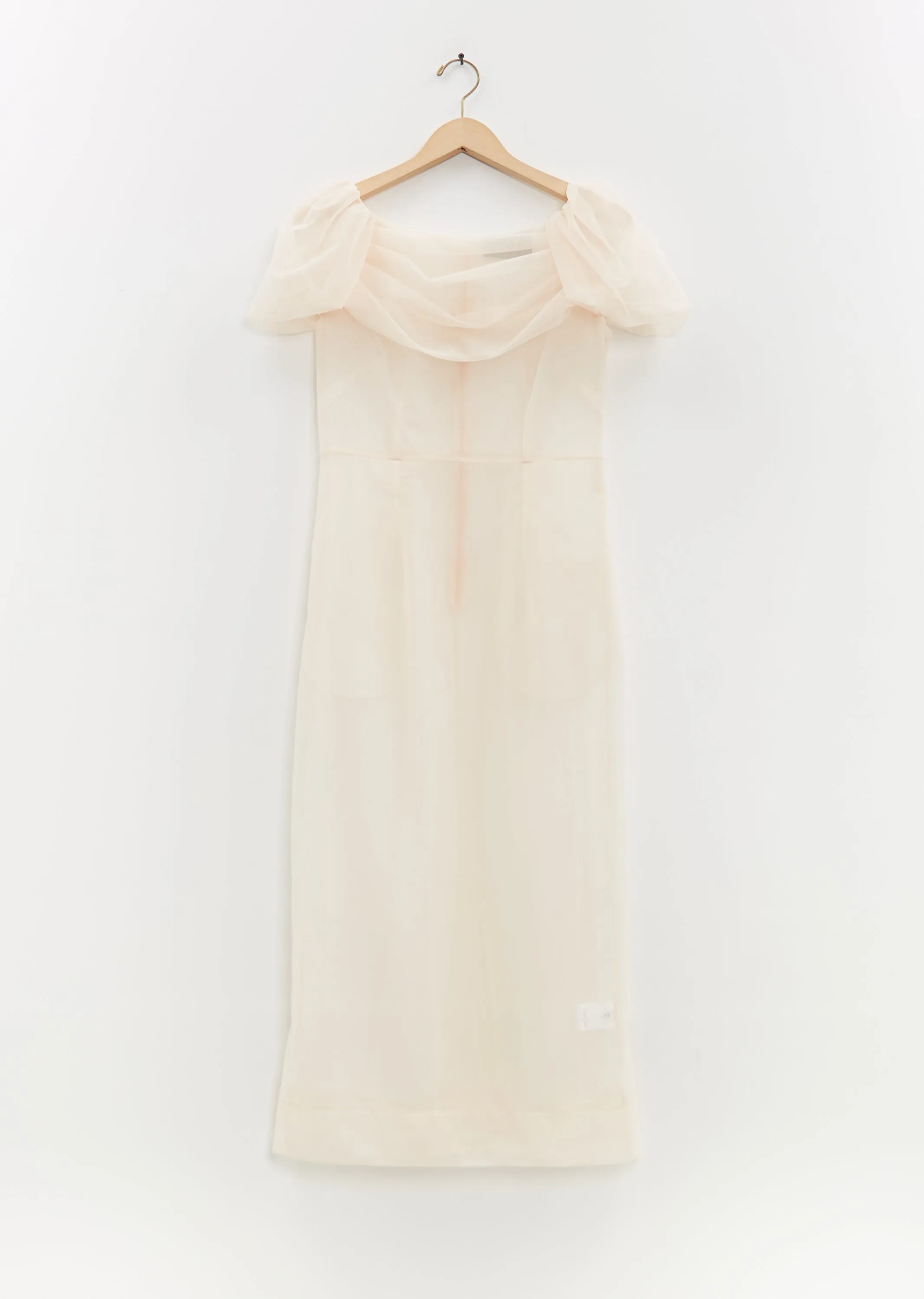 Sheer Sculpted Dress sold by La Garconne