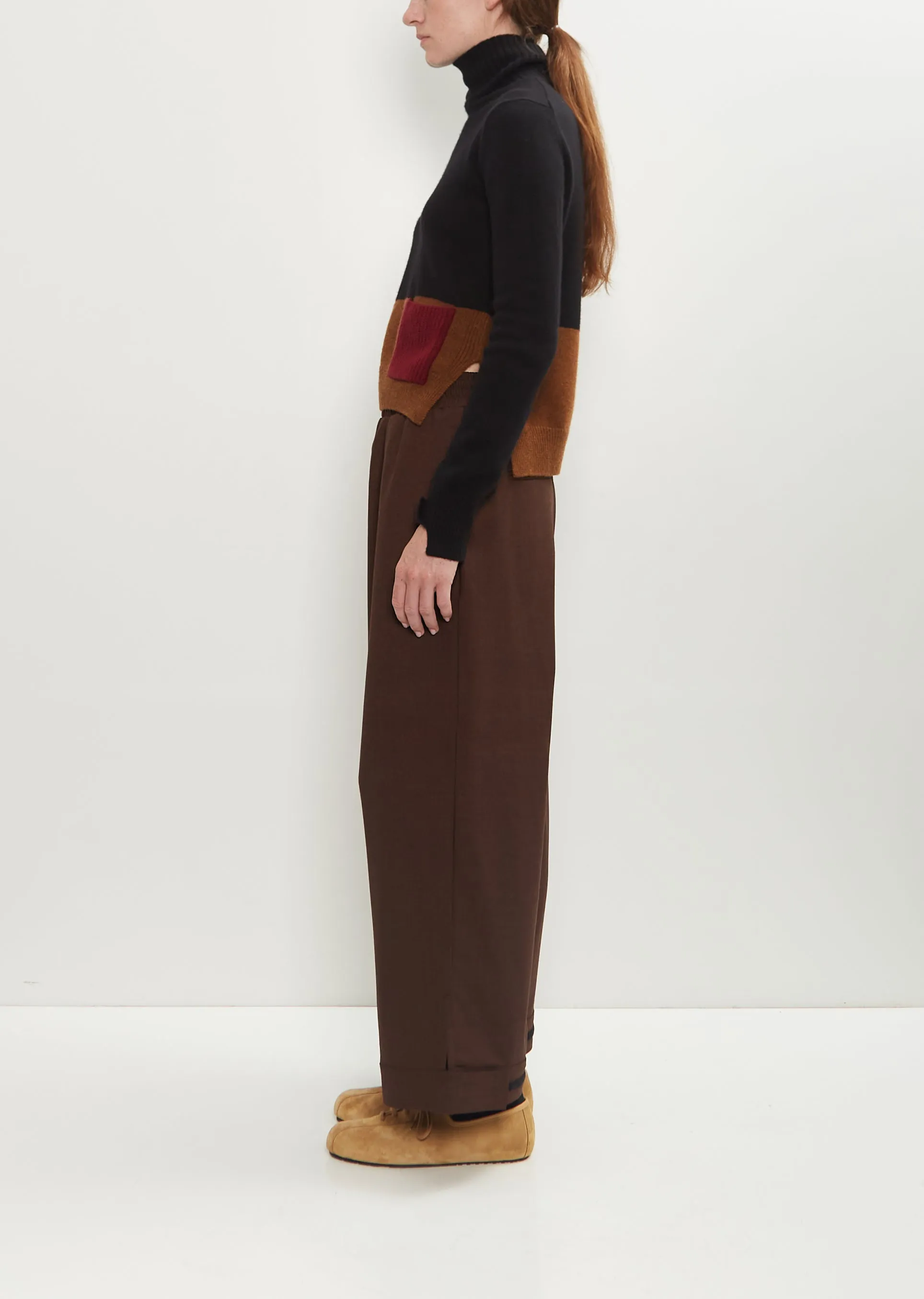 Wool Cashmere Turtle Neck Sweater sold by La Garconne product image thumbnail 2