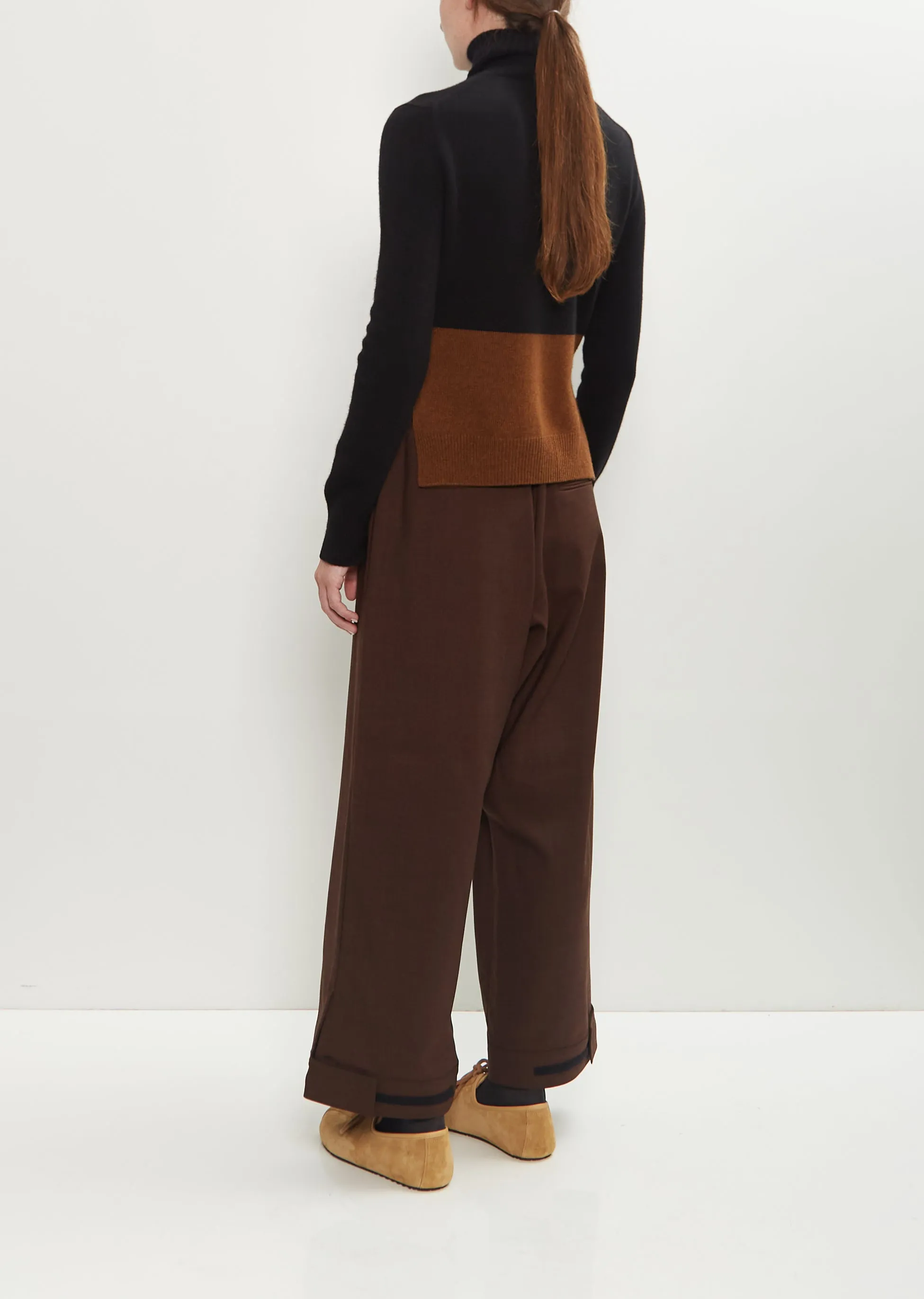 Wool Cashmere Turtle Neck Sweater sold by La Garconne product image thumbnail 3