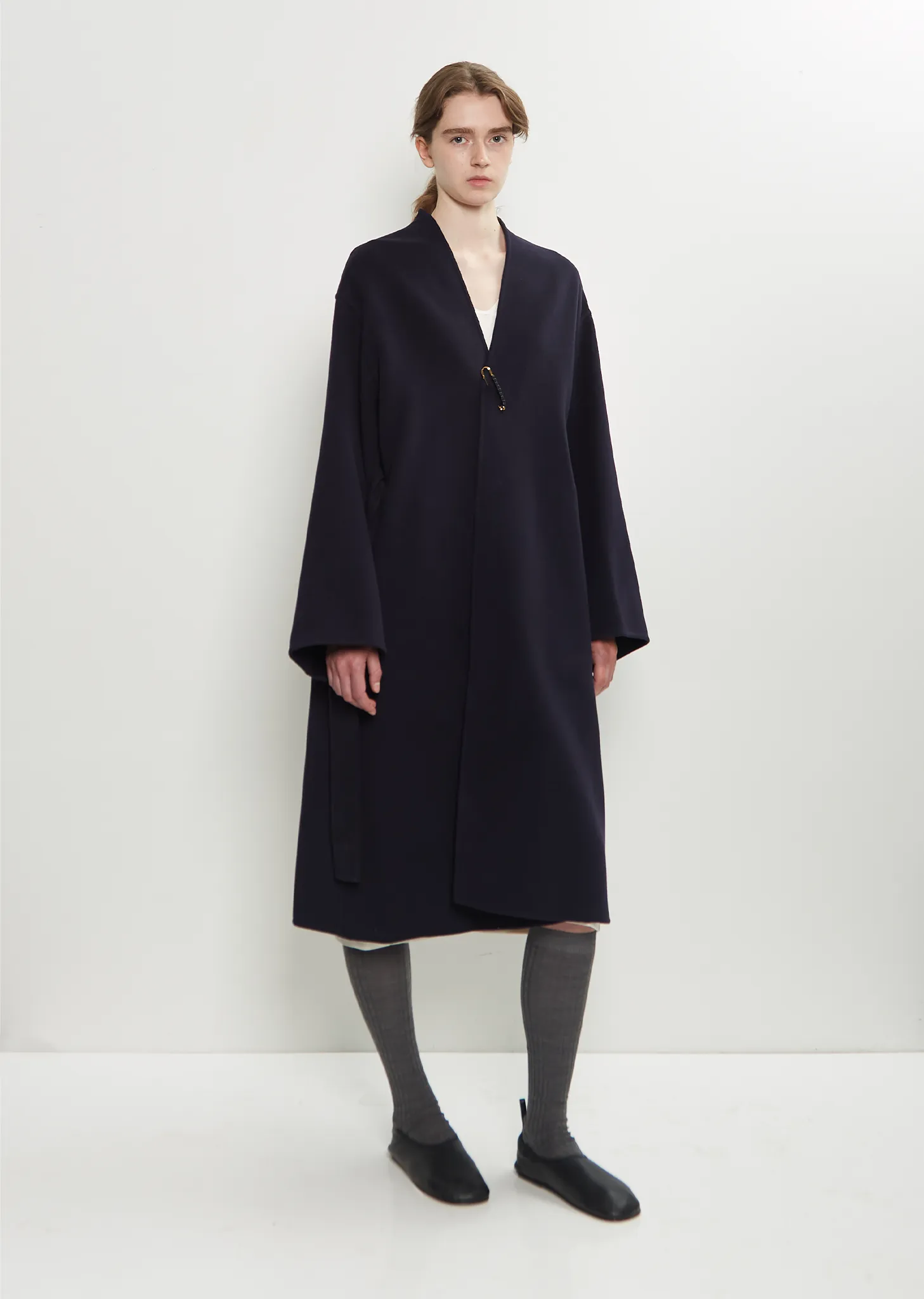 Wool Wrap Coat sold by La Garconne product image thumbnail 5