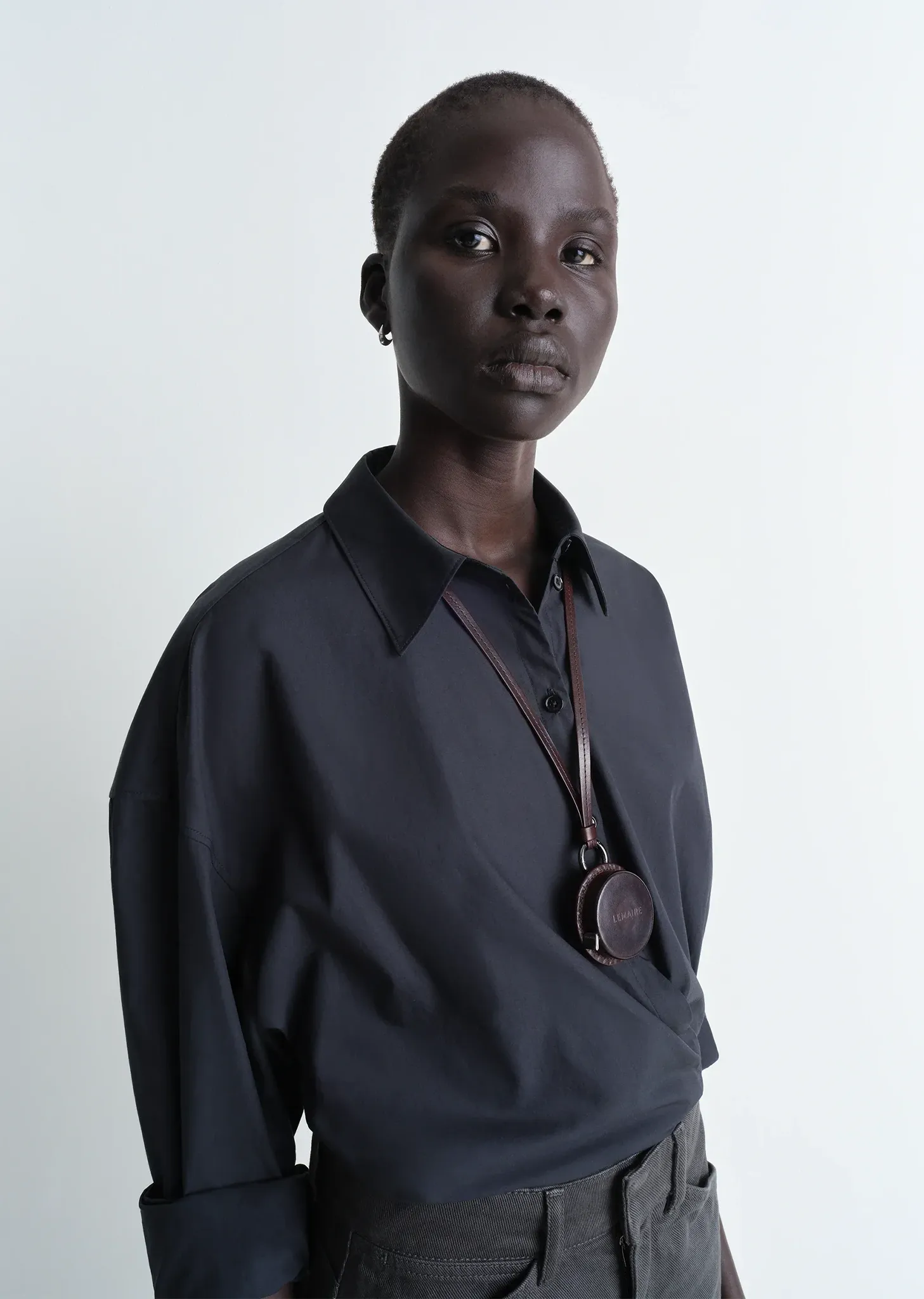 Molded Tape Necklace — Ristretto sold by La Garconne product image thumbnail 3