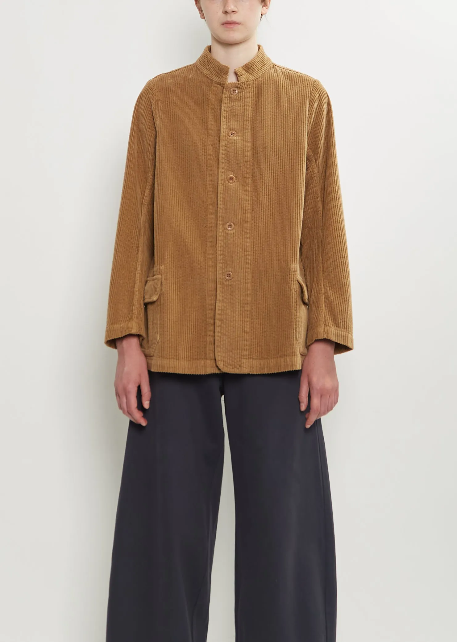 Pina Cotton Corduroy Jacket — Camel sold by La Garconne