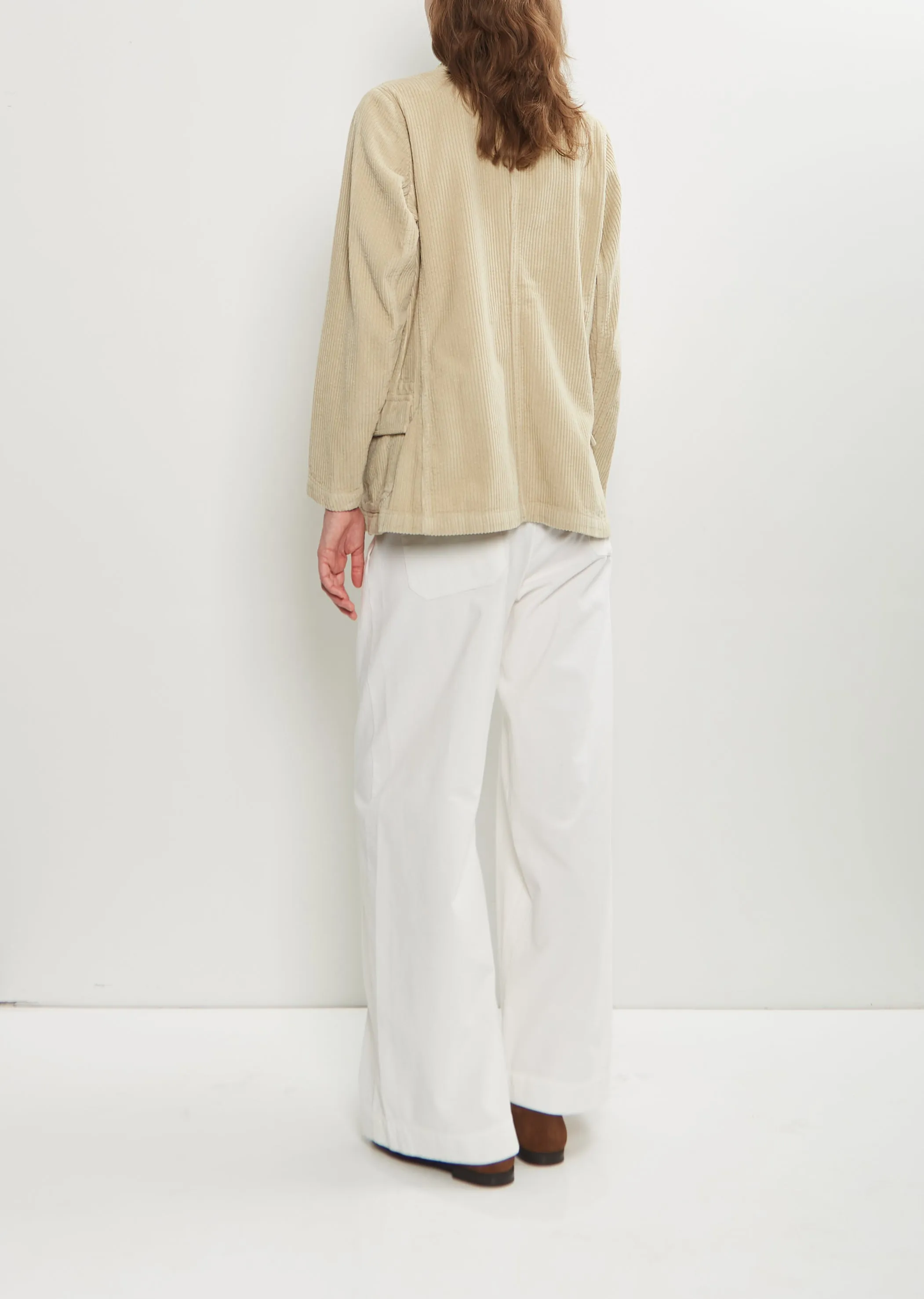 Pina Cotton Corduroy Jacket — Cemento sold by La Garconne product image thumbnail 3