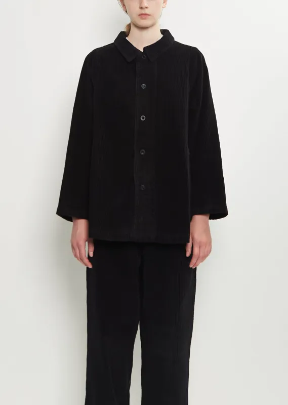 Joseph Cotton Velvet Jacket — Black sold by La Garconne