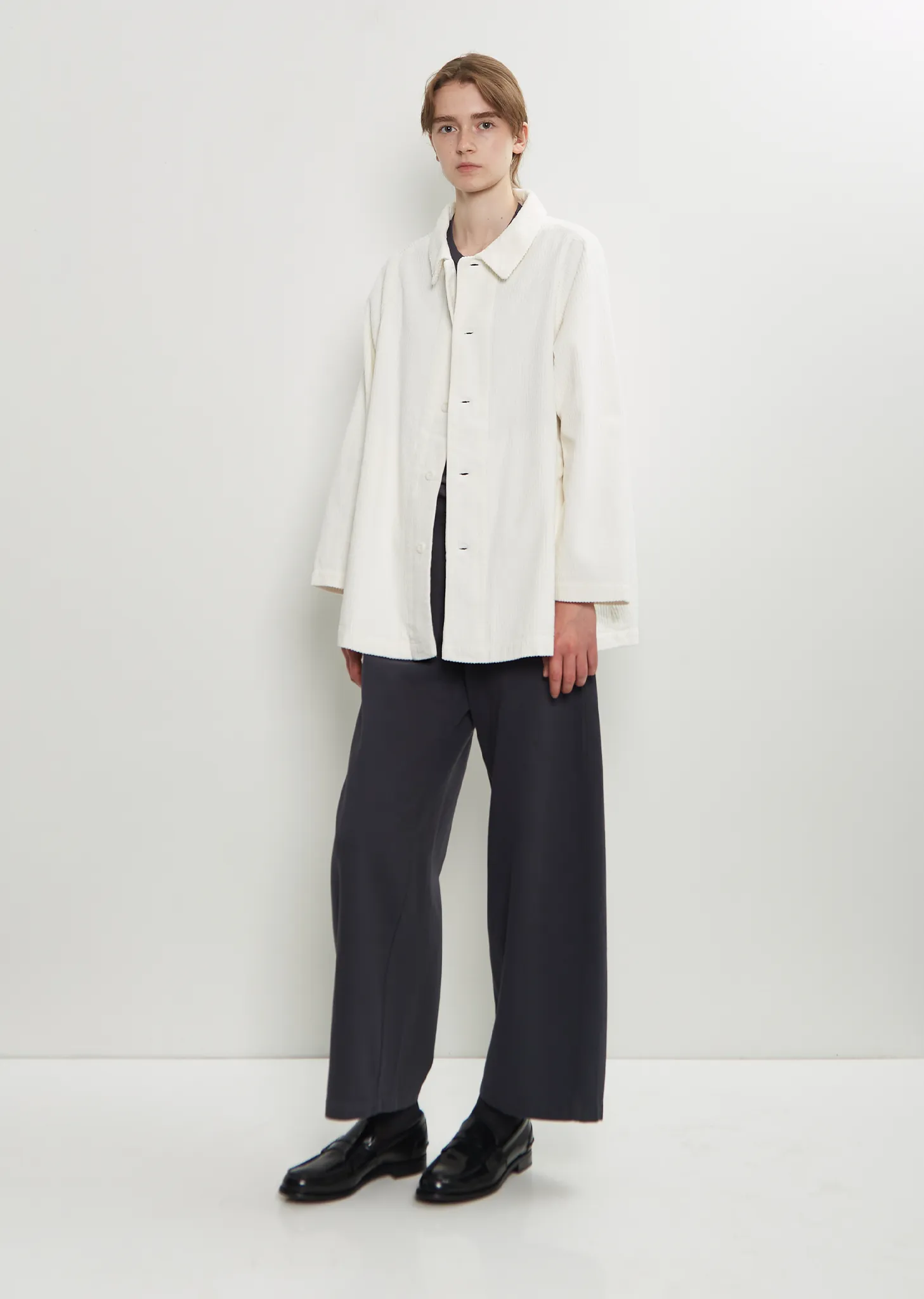 Joseph Cotton Velvet Jacket — Winter White sold by La Garconne product image thumbnail 4