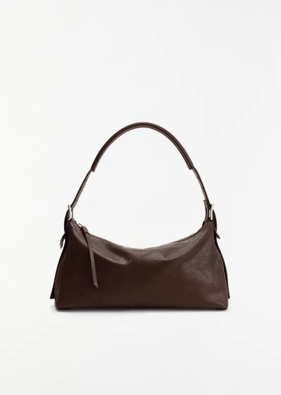 Belted Leather Baguette Bag made by Lemaire