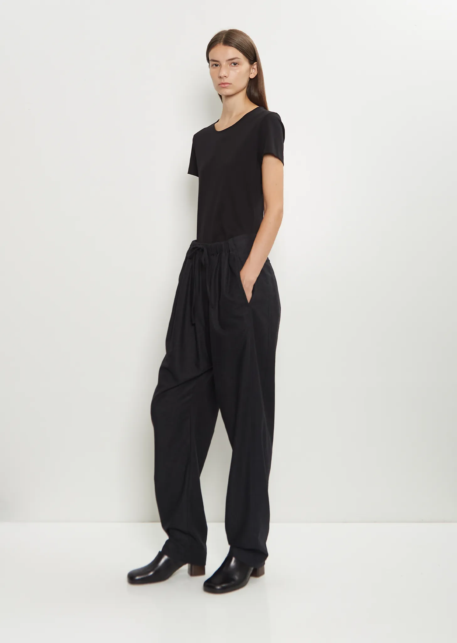 Drawstring Cashmere Pants sold by La Garconne product image thumbnail 4