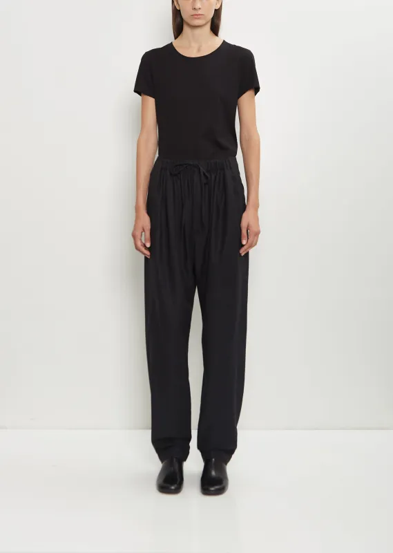 Drawstring Cashmere Pants sold by La Garconne