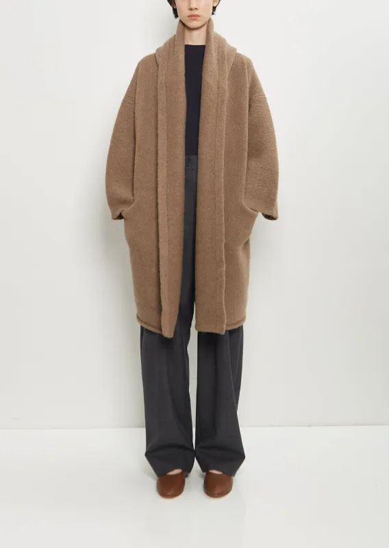 Capote Alpaca Coat sold by La Garconne