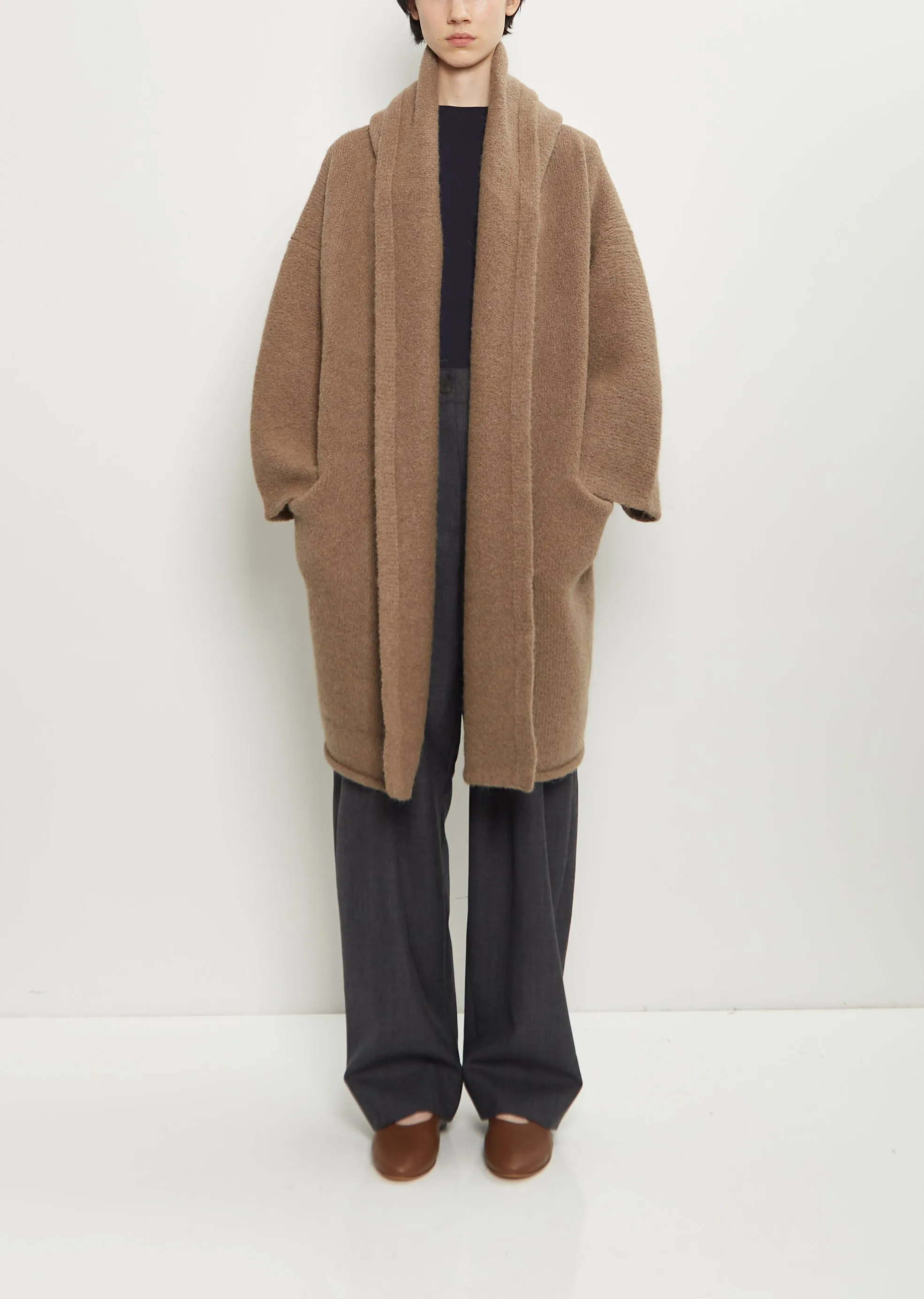 Capote Alpaca Coat sold by La Garconne