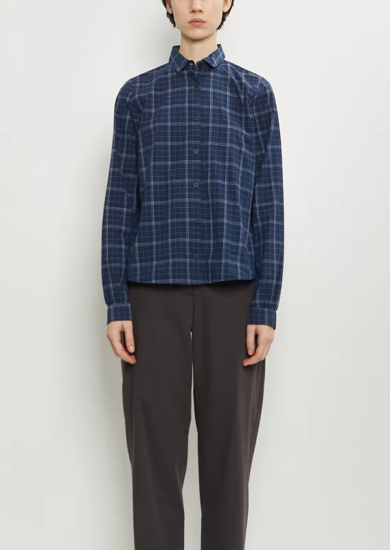 Tyrol Cotton Shirt — Window Check sold by La Garconne