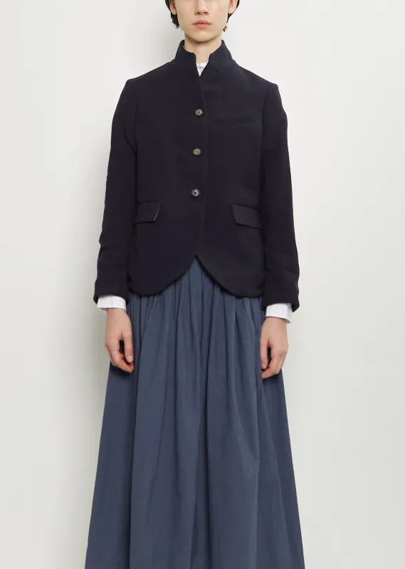 Tyrol Wool Jacket — Navy sold by La Garconne
