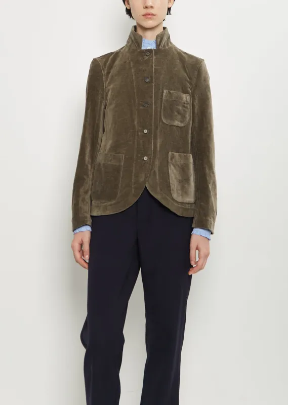 Caryl Cotton Linen Jacket sold by La Garconne