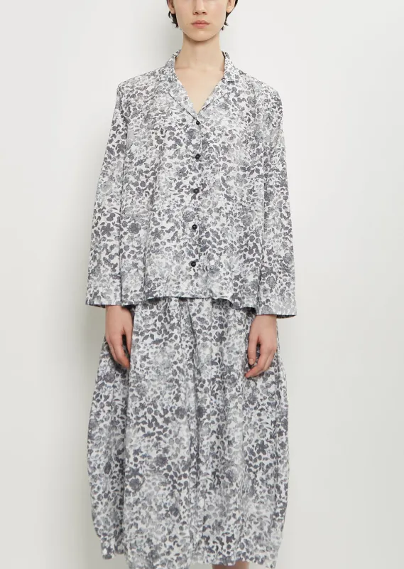 Jenny Cotton Shirt — Bright Flower sold by La Garconne