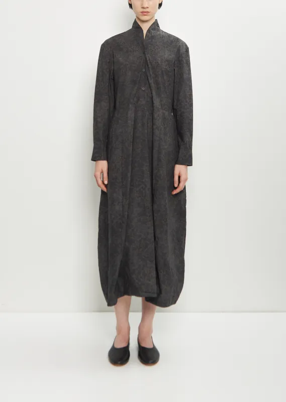 Letty Cotton Dress — Dark Flower sold by La Garconne