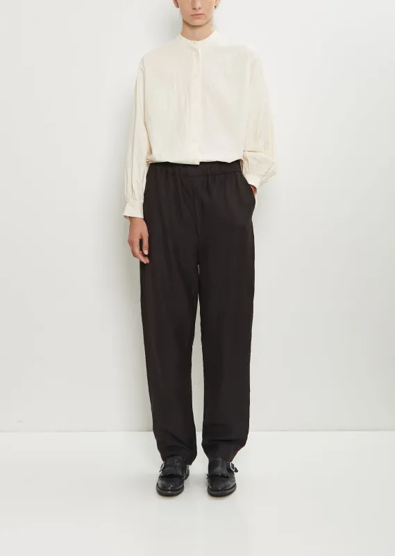 Longe Chasse Linen Wool Pant sold by La Garconne