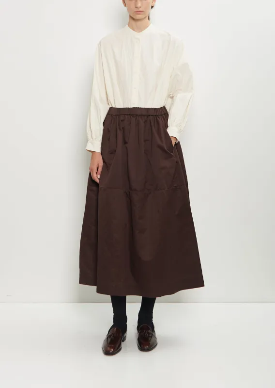 Puffy Cotton Linen Skirt sold by La Garconne