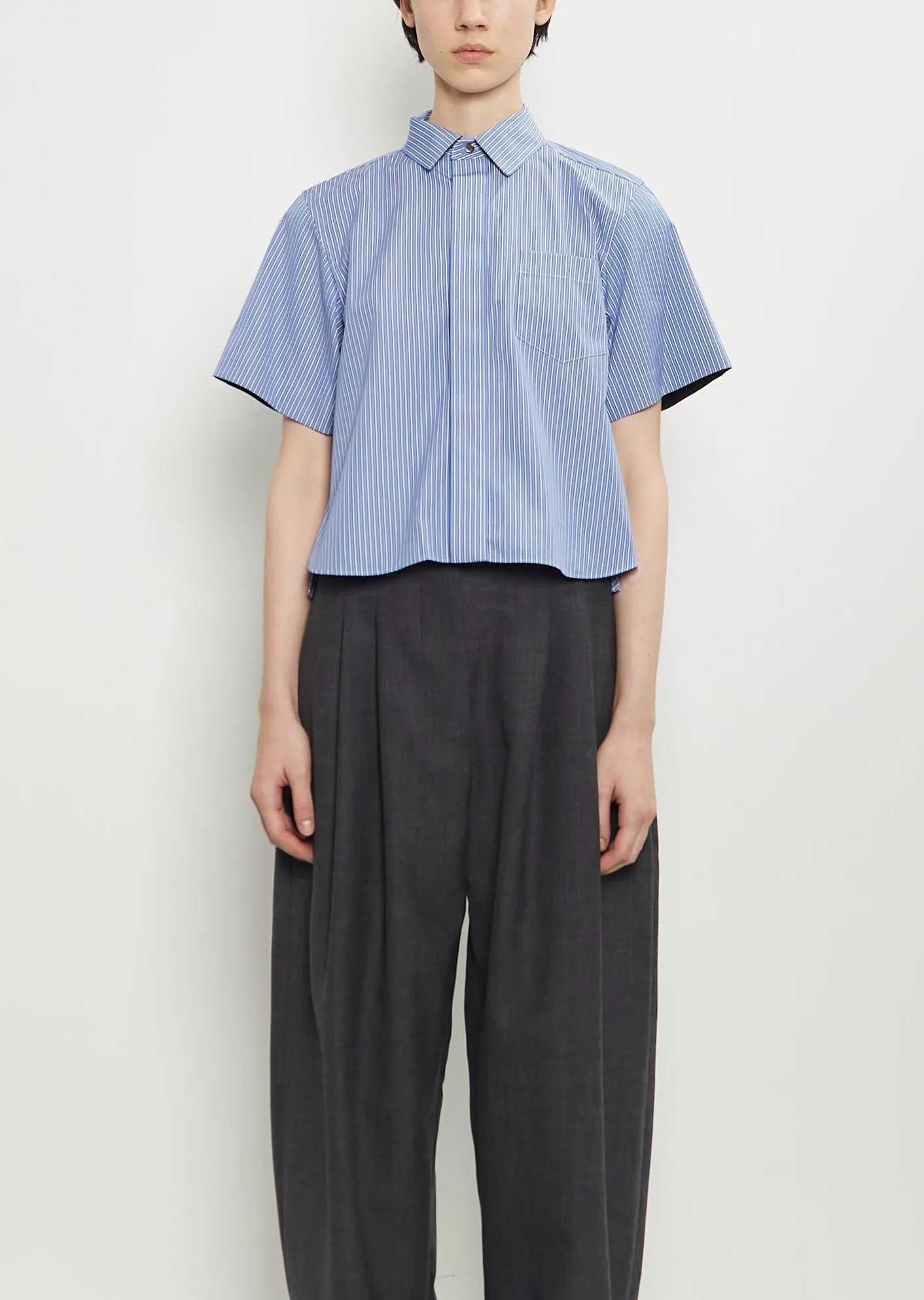 Cotton Poplin Shirt sold by La Garconne