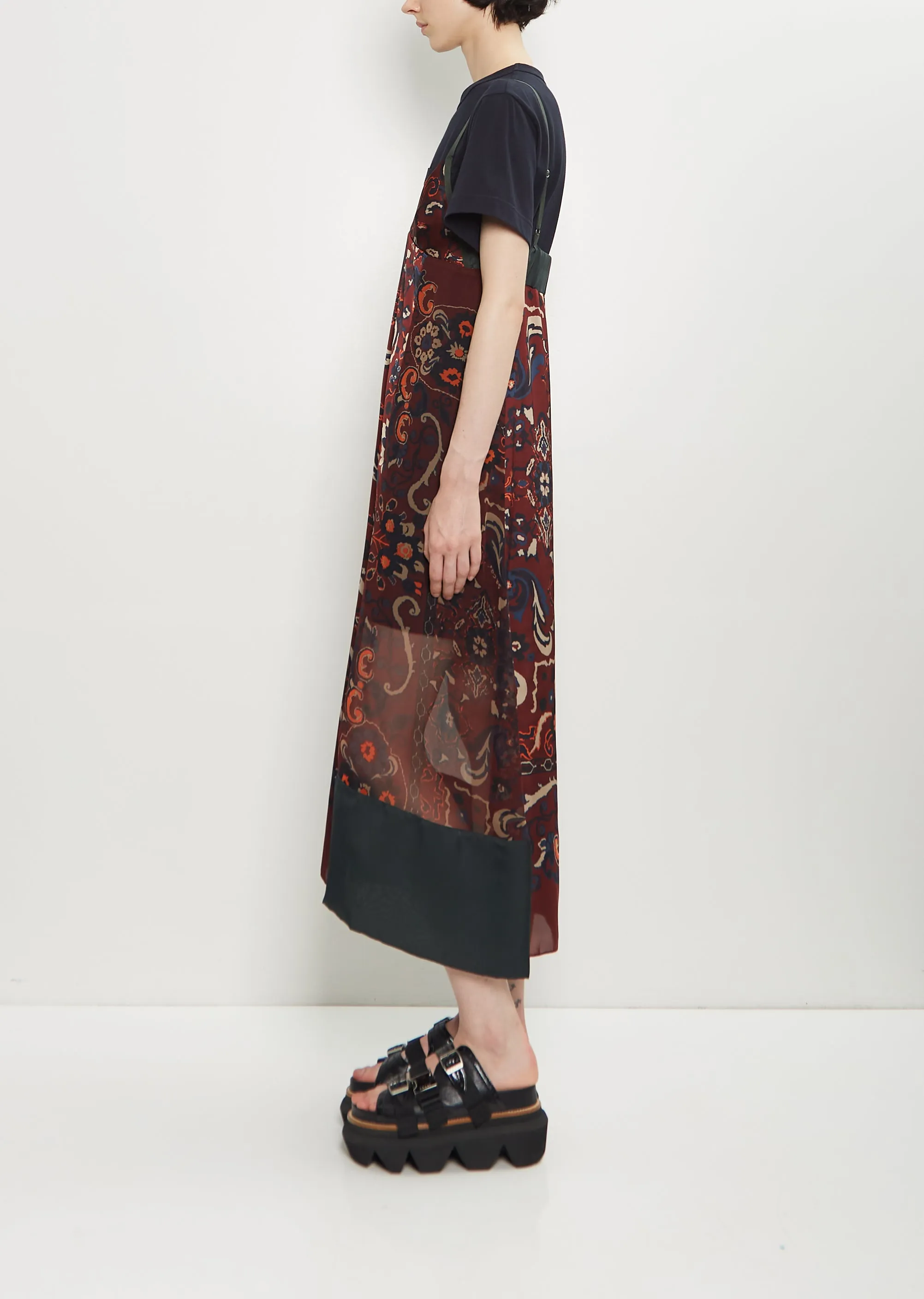 Floral Print Voile Dress sold by La Garconne product image thumbnail 2