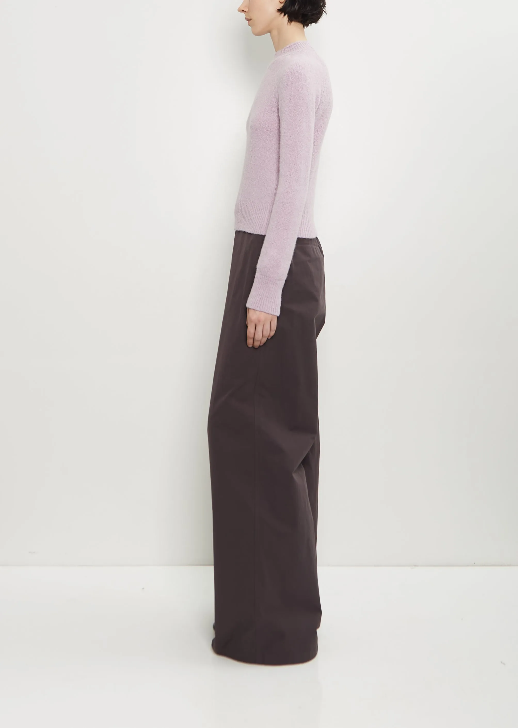 Texas Stretch Alpaca Merino Wool Sweater — Lilac sold by La Garconne product image thumbnail 2