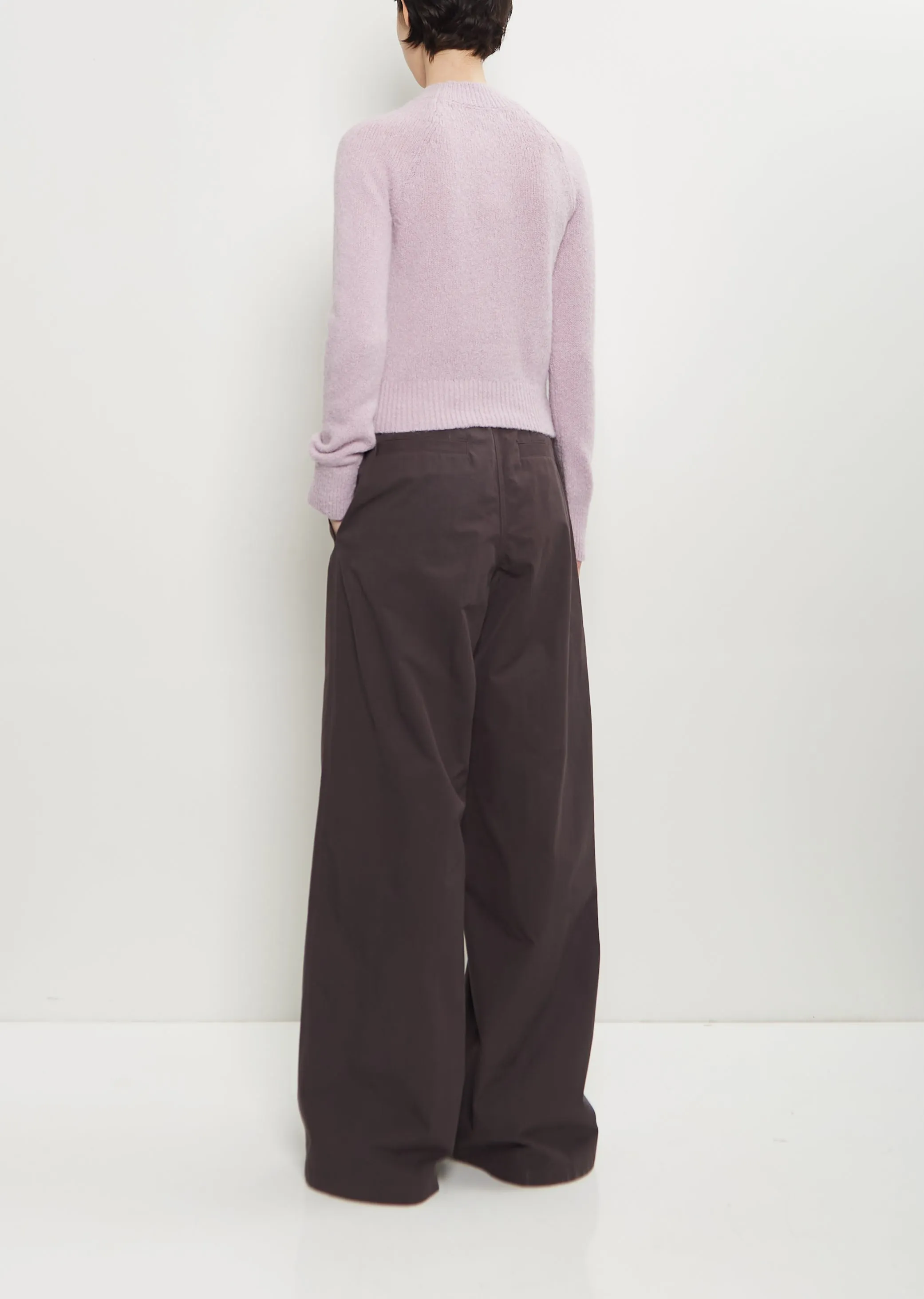 Texas Stretch Alpaca Merino Wool Sweater — Lilac sold by La Garconne product image thumbnail 3